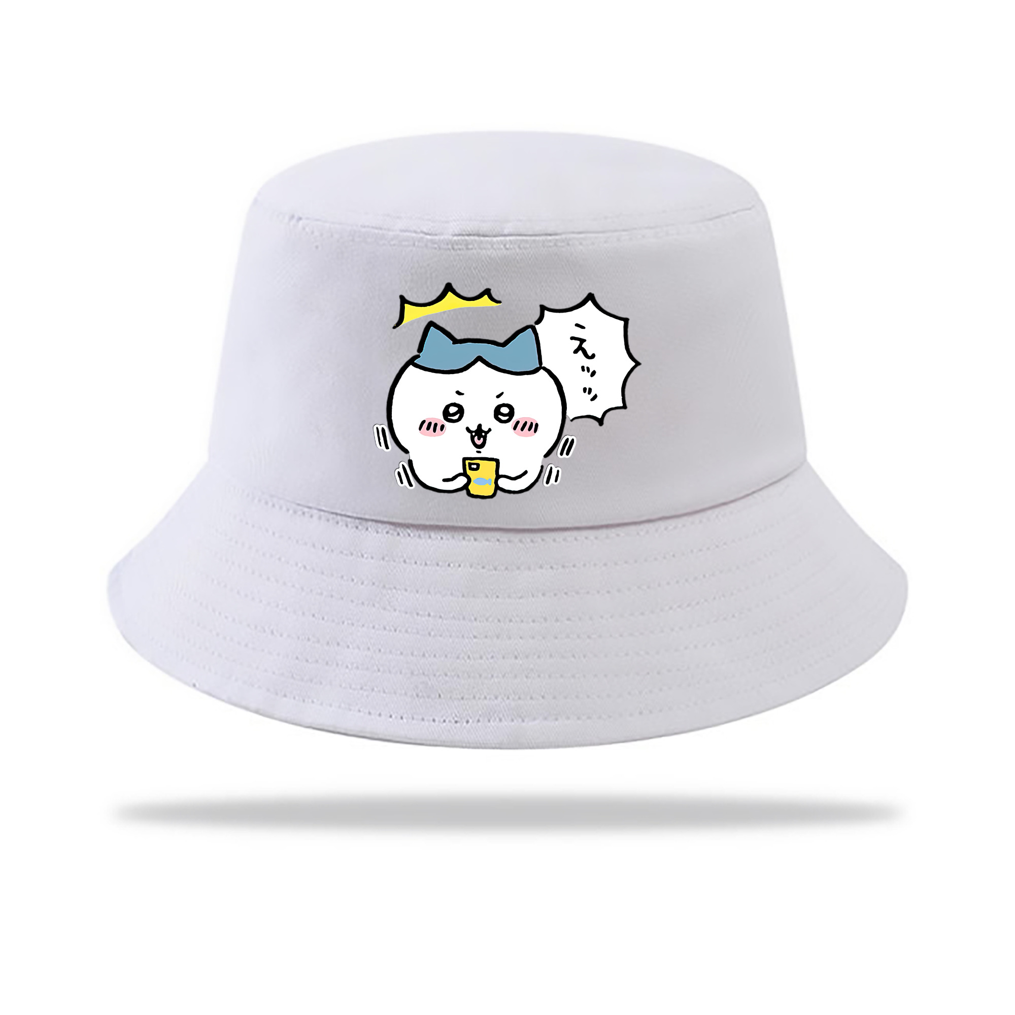 （画像用） ちいかわ ハチワレ Chii-kawa hachiware アウトドア日除けバケットハット