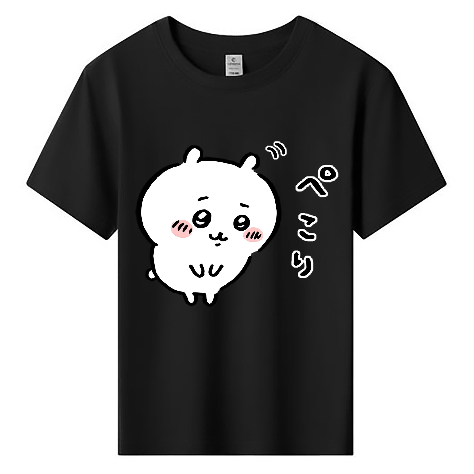 （画像用） ちいかわ ちいかわ Chii-kawa chiikawa 綿100％キッズTシャツ（フロントプリント）