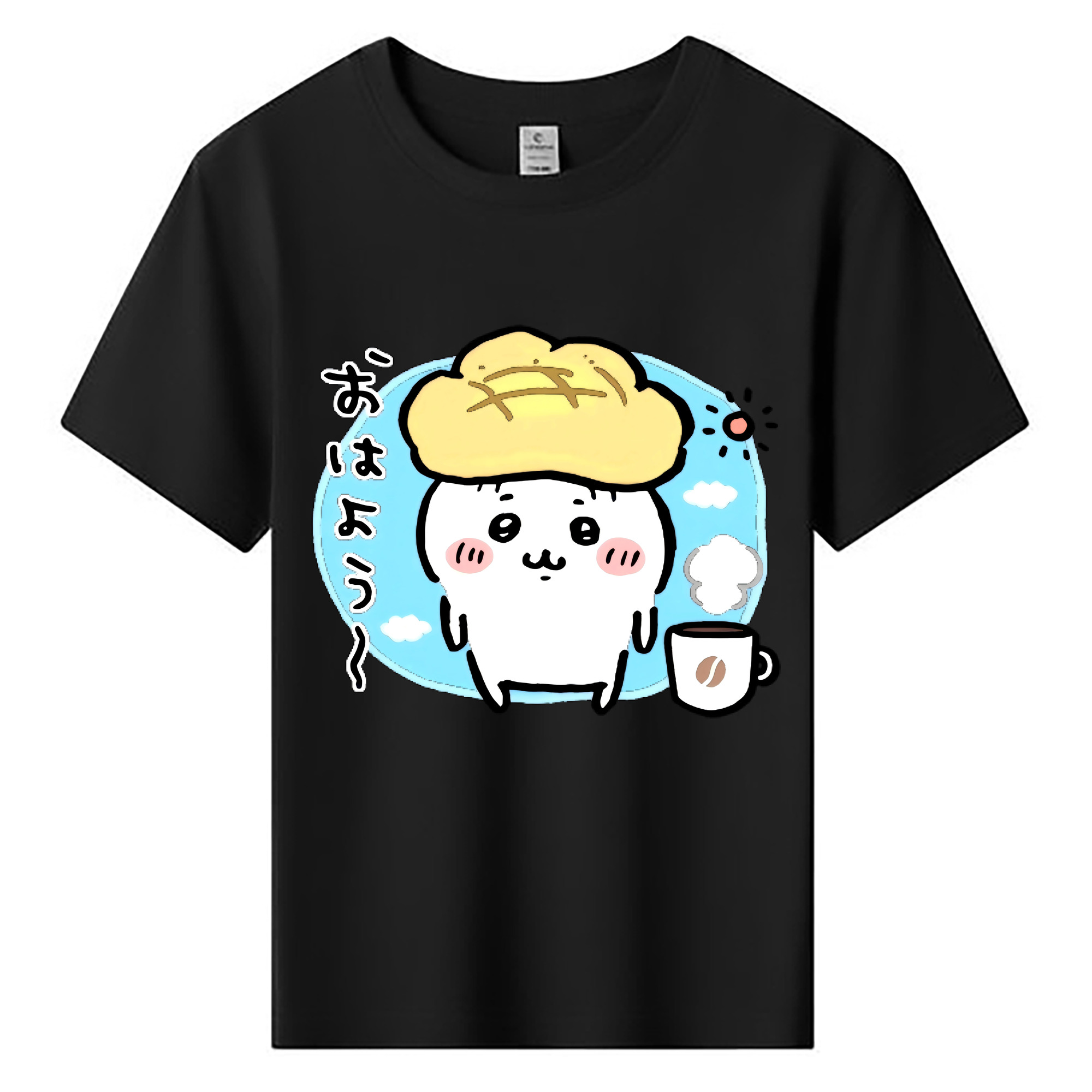 （画像用） ちいかわ ちいかわ Chii-kawa chiikawa 綿100％キッズTシャツ（フロントプリント）