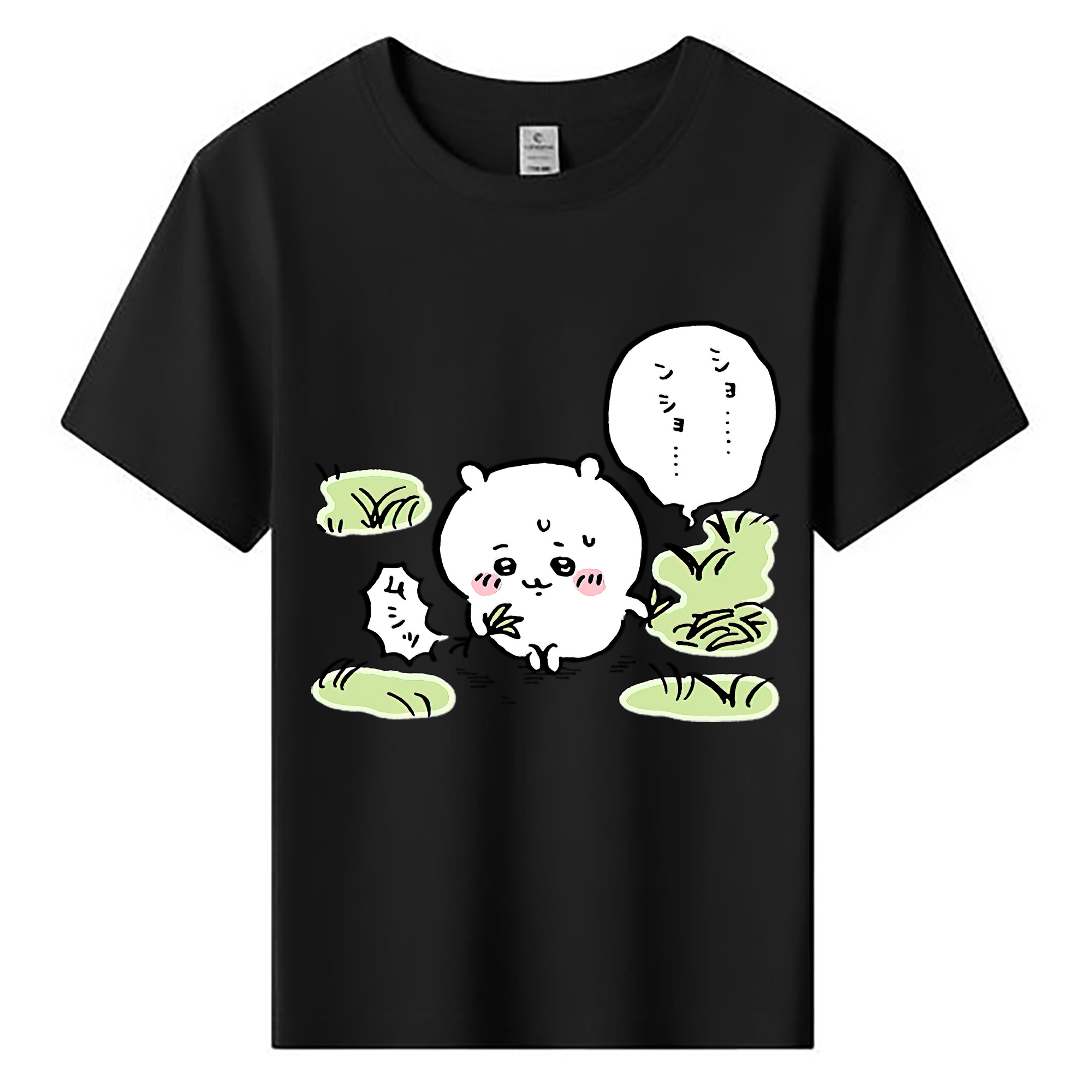 （画像用） ちいかわ ちいかわ Chii-kawa chiikawa 綿100％キッズTシャツ（フロントプリント）