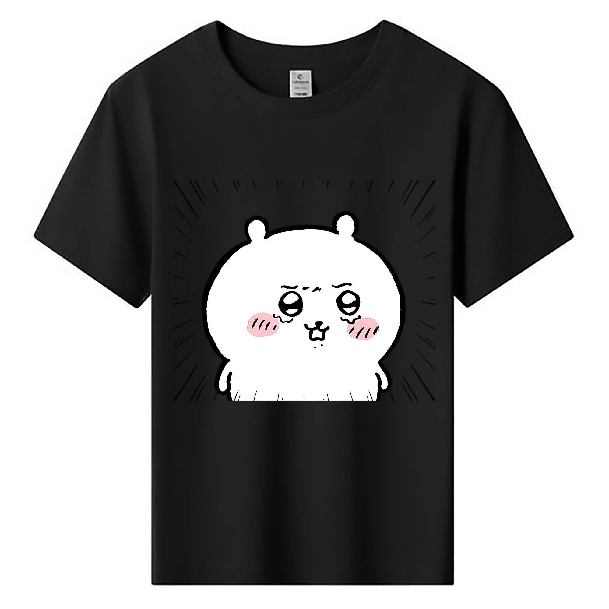 （画像用） ちいかわ ちいかわ Chii-kawa chiikawa 綿100％キッズTシャツ（フロントプリント）