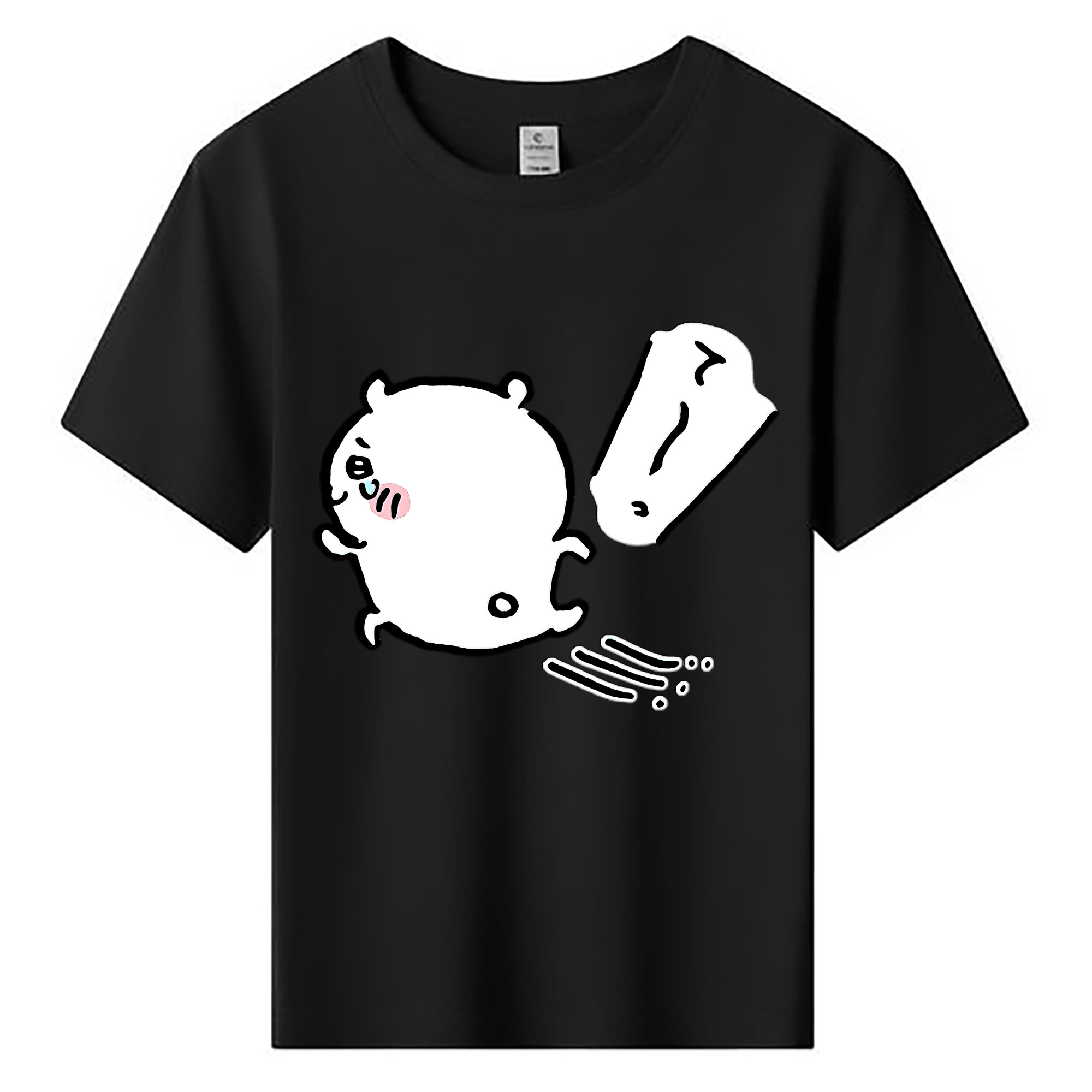 （画像用） ちいかわ ちいかわ Chii-kawa chiikawa 綿100％キッズTシャツ（フロントプリント）