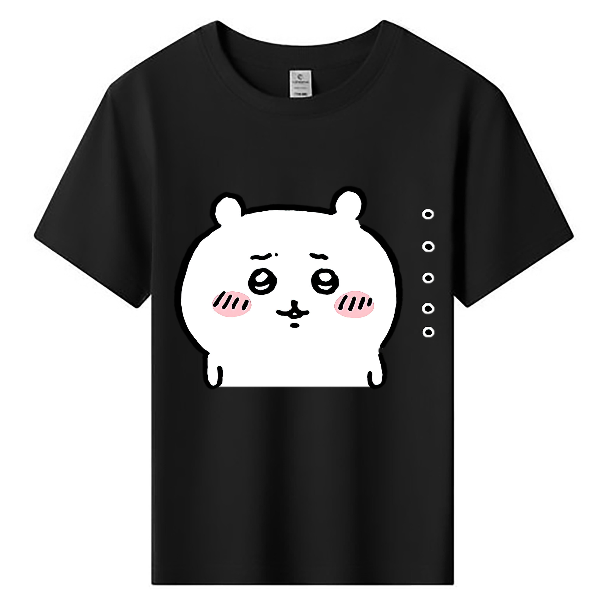 （画像用） ちいかわ ちいかわ Chii-kawa chiikawa 綿100％キッズTシャツ（フロントプリント）