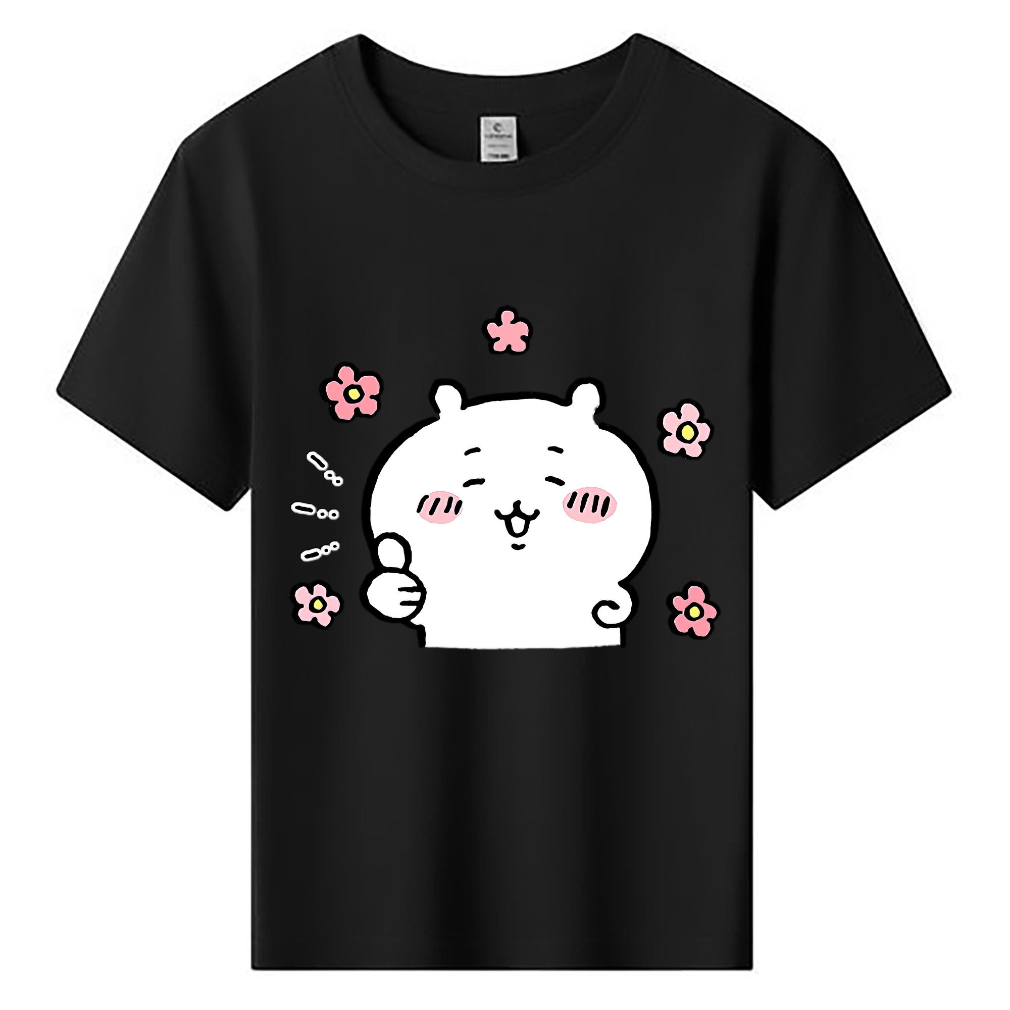 （画像用） ちいかわ ちいかわ Chii-kawa chiikawa 綿100％キッズTシャツ（フロントプリント）