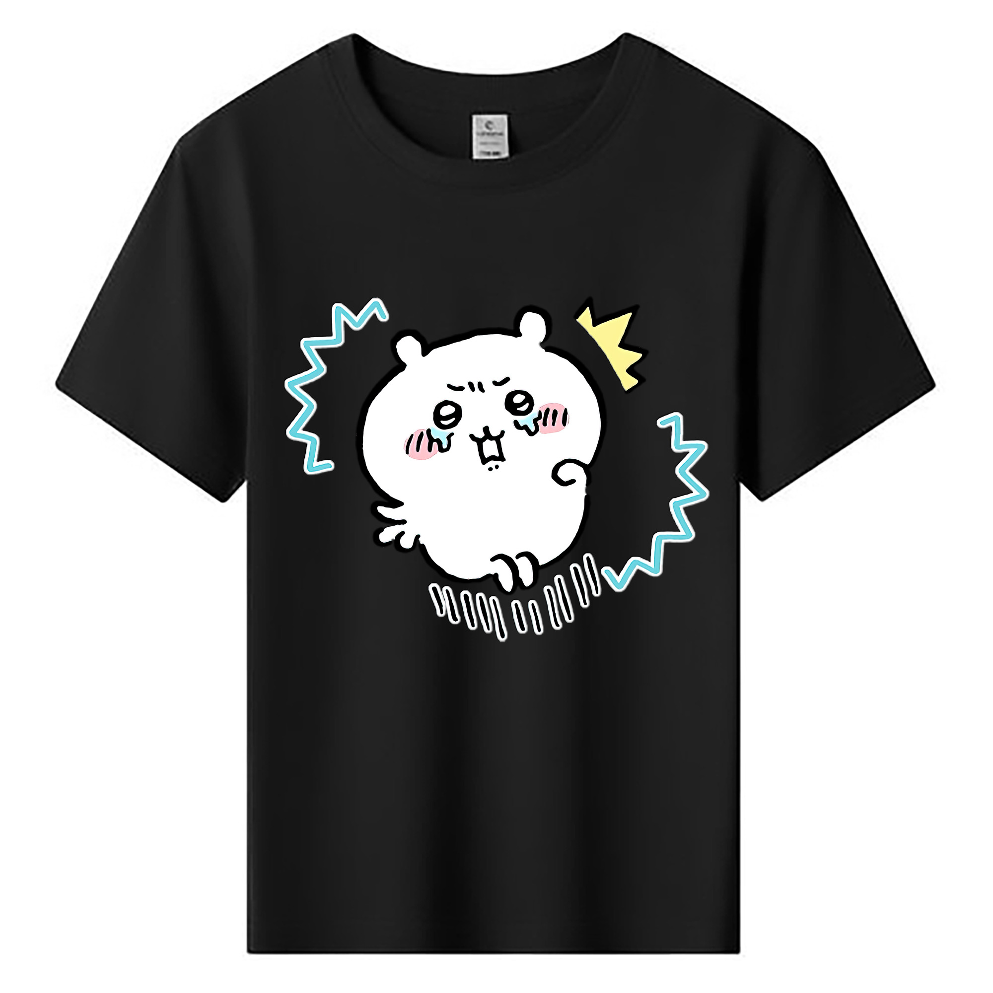 （画像用） ちいかわ ちいかわ Chii-kawa chiikawa 綿100％キッズTシャツ（フロントプリント）