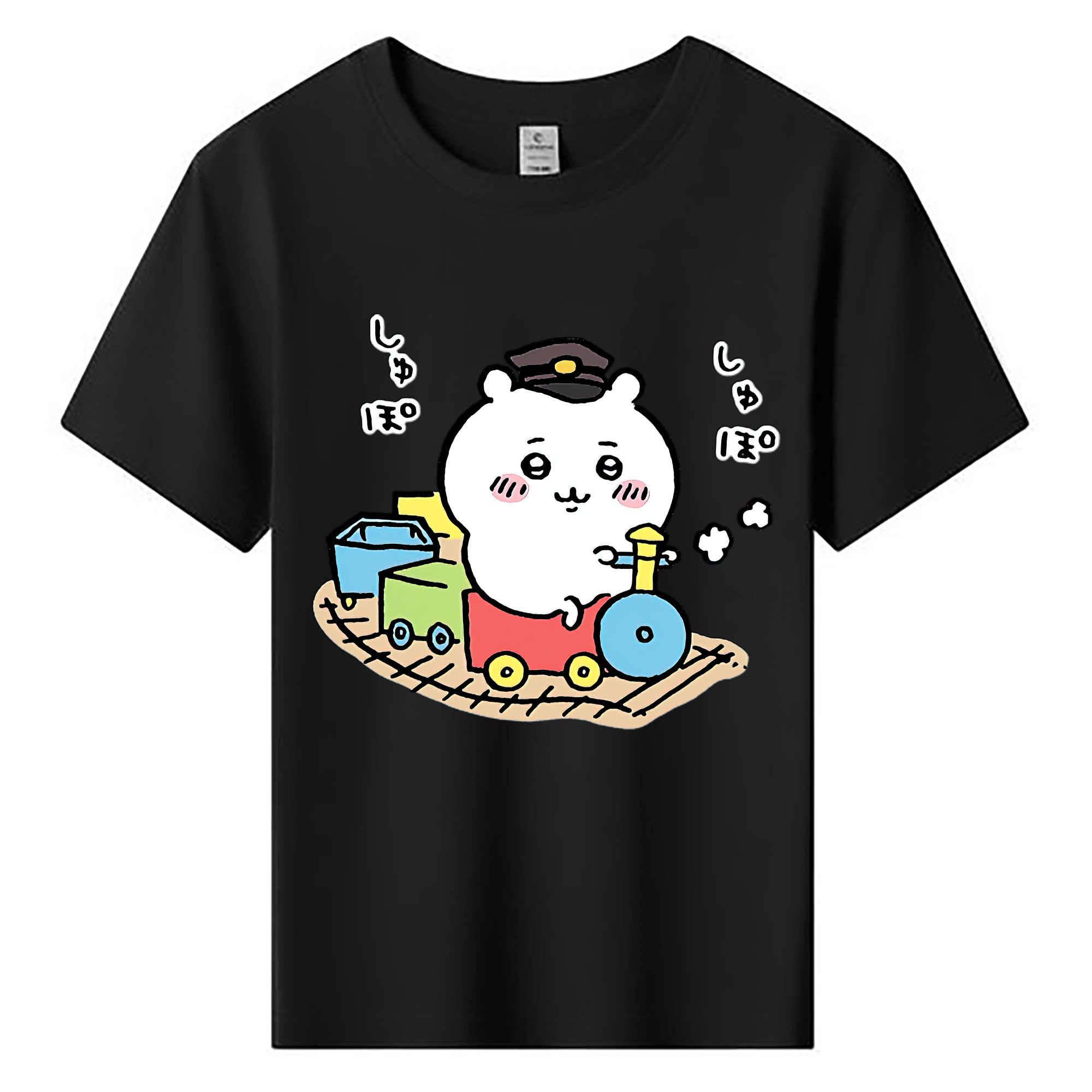 （画像用） ちいかわ ちいかわ Chii-kawa chiikawa 綿100％キッズTシャツ（フロントプリント）