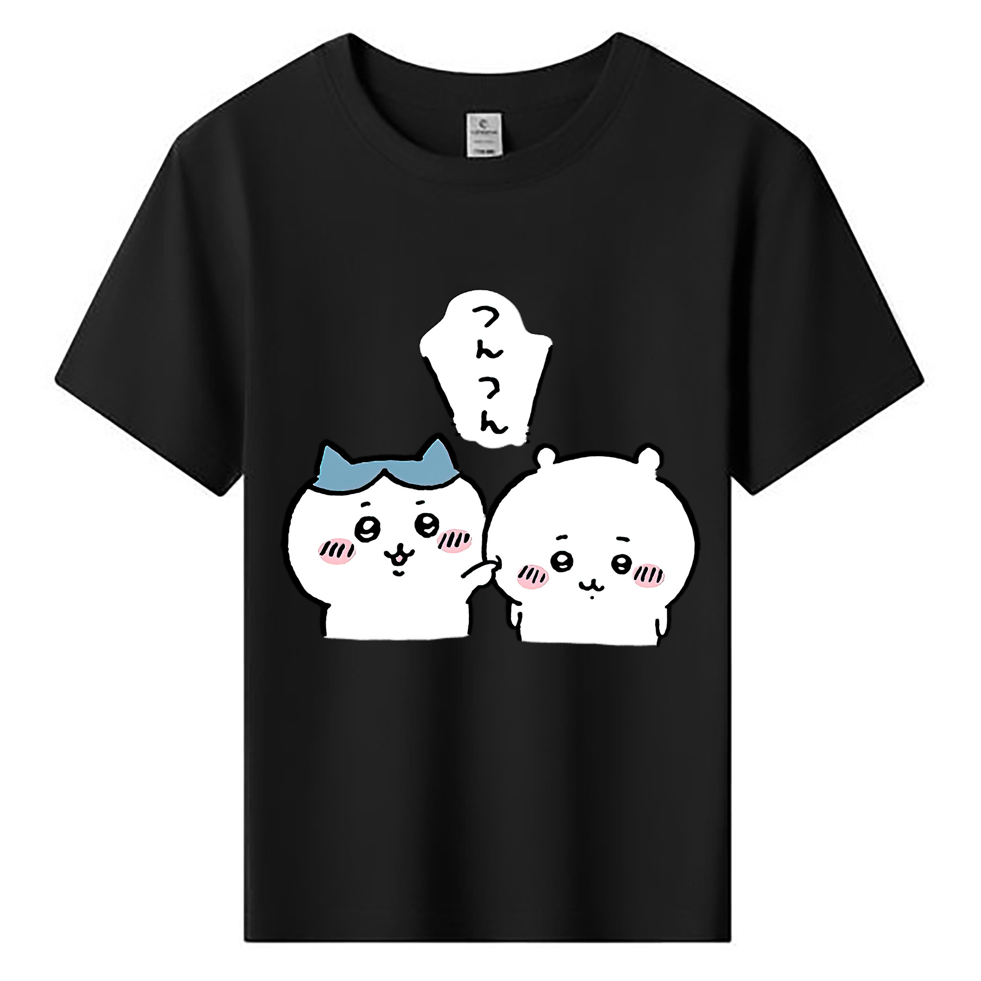 （画像用） ちいかわ ちいかわ Chii-kawa chiikawa 綿100％キッズTシャツ（フロントプリント）