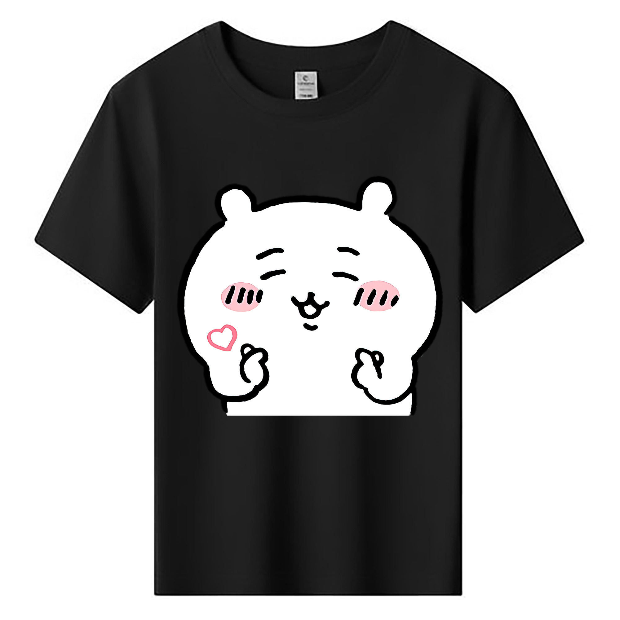 （画像用） ちいかわ ちいかわ Chii-kawa chiikawa 綿100％キッズTシャツ（フロントプリント）