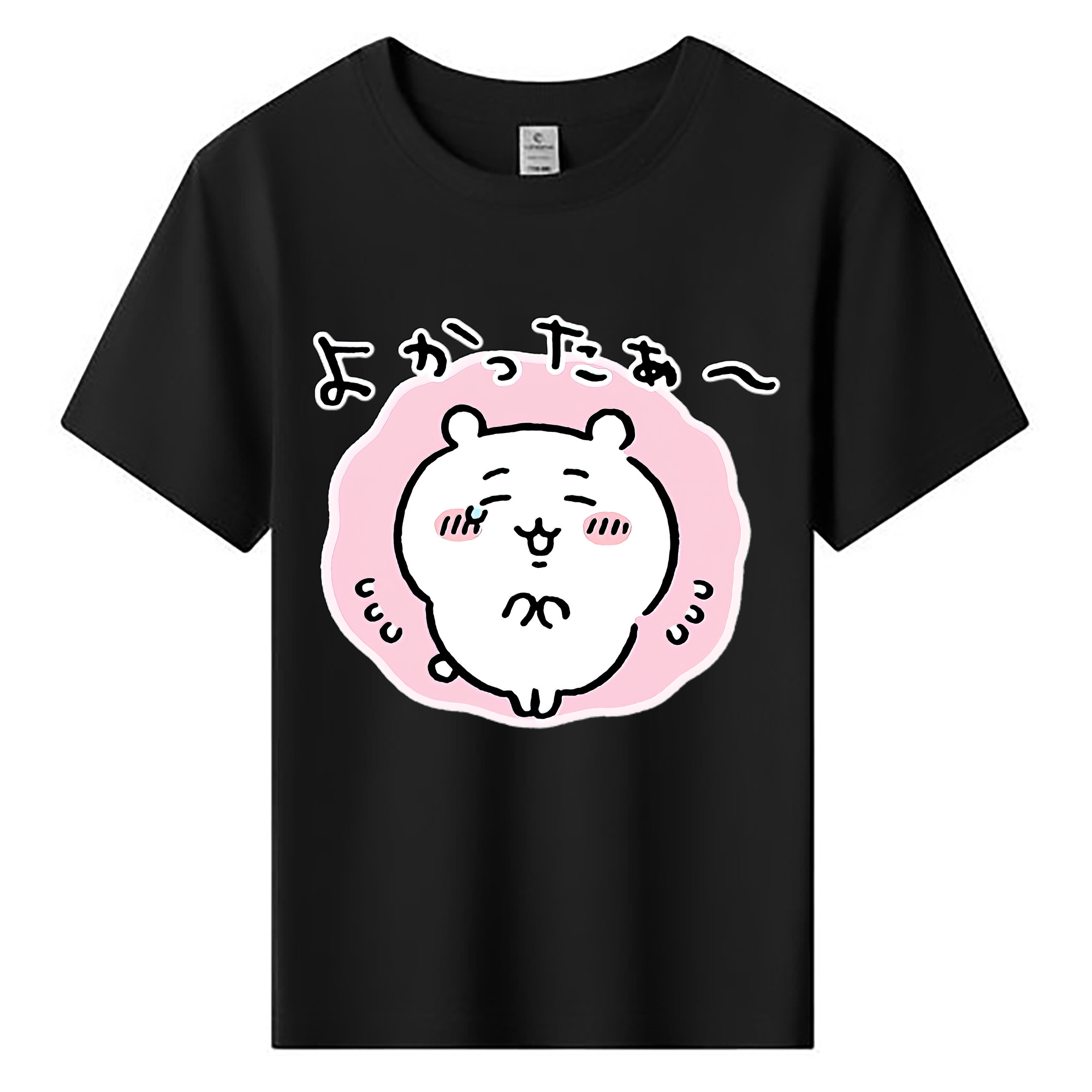 （画像用） ちいかわ ちいかわ Chii-kawa chiikawa 綿100％キッズTシャツ（フロントプリント）