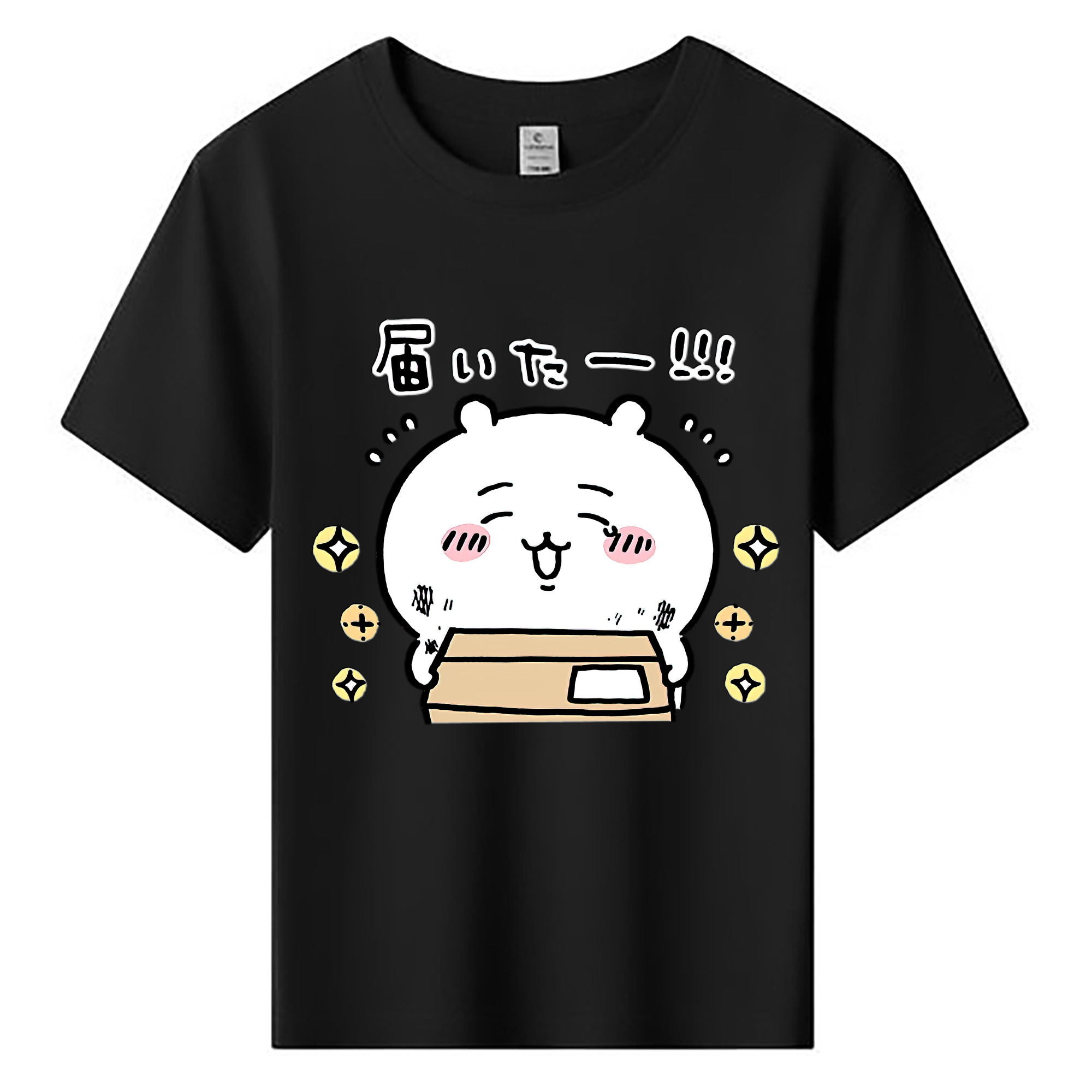 （画像用） ちいかわ ちいかわ Chii-kawa chiikawa 綿100％キッズTシャツ（フロントプリント）