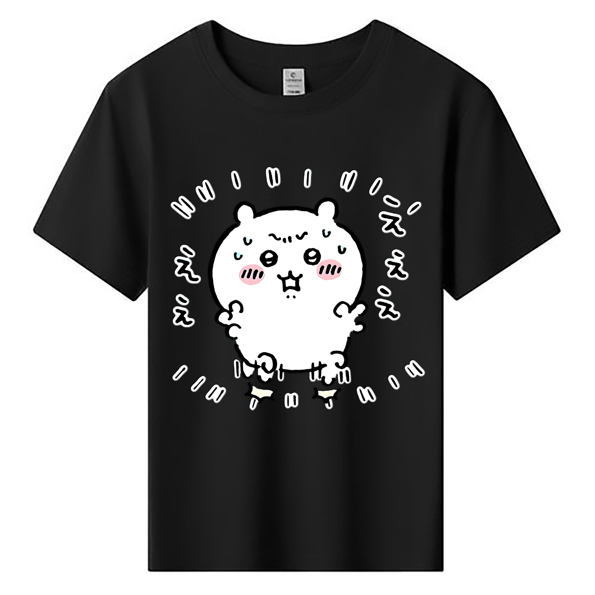 （画像用） ちいかわ ちいかわ Chii-kawa chiikawa 綿100％キッズTシャツ（フロントプリント）