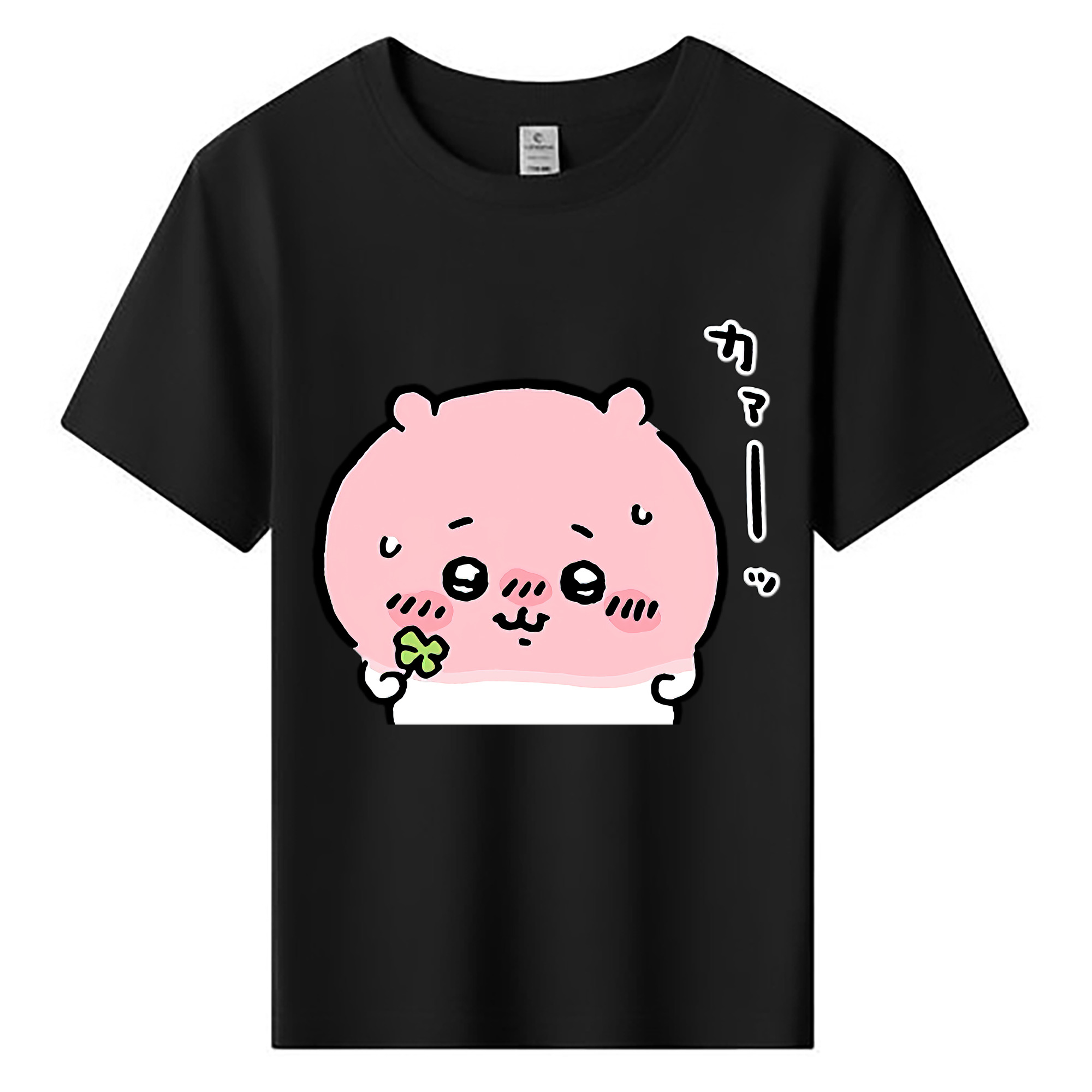 （画像用） ちいかわ ちいかわ Chii-kawa chiikawa 綿100％キッズTシャツ（フロントプリント）