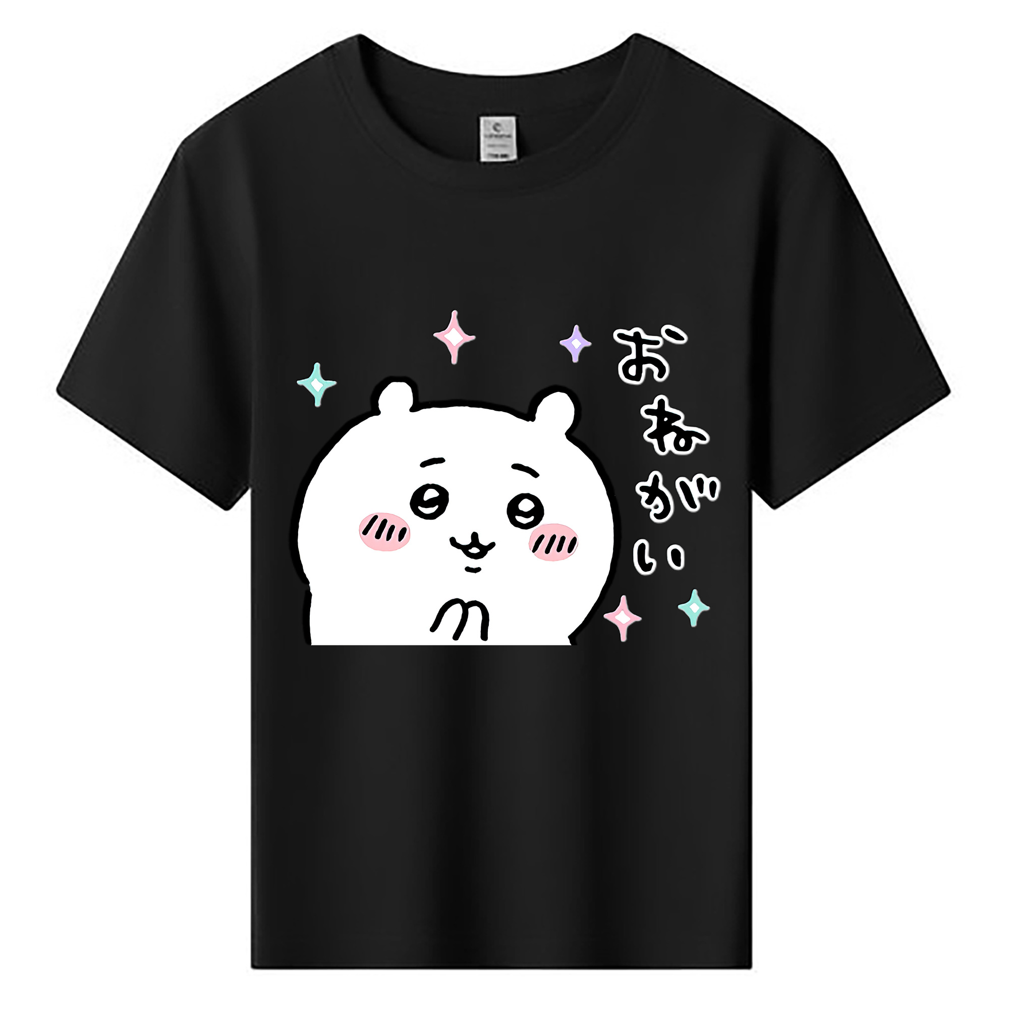 （画像用） ちいかわ ちいかわ Chii-kawa chiikawa 綿100％キッズTシャツ（フロントプリント）