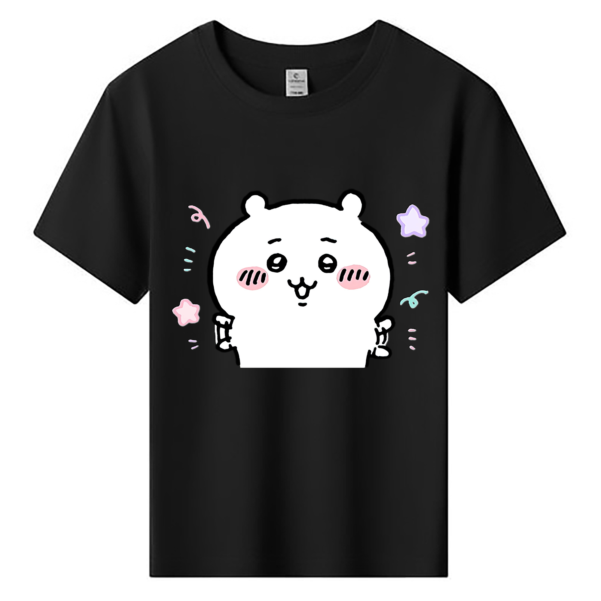 （画像用） ちいかわ ちいかわ Chii-kawa chiikawa 綿100％キッズTシャツ（フロントプリント）