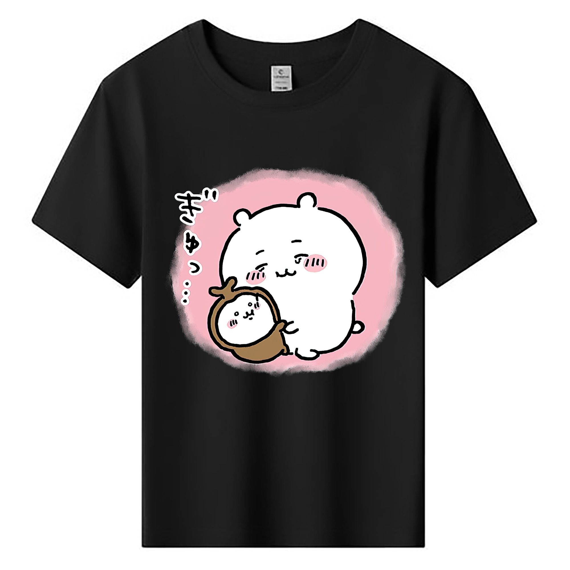 （画像用） ちいかわ ちいかわ Chii-kawa chiikawa 綿100％キッズTシャツ（フロントプリント）