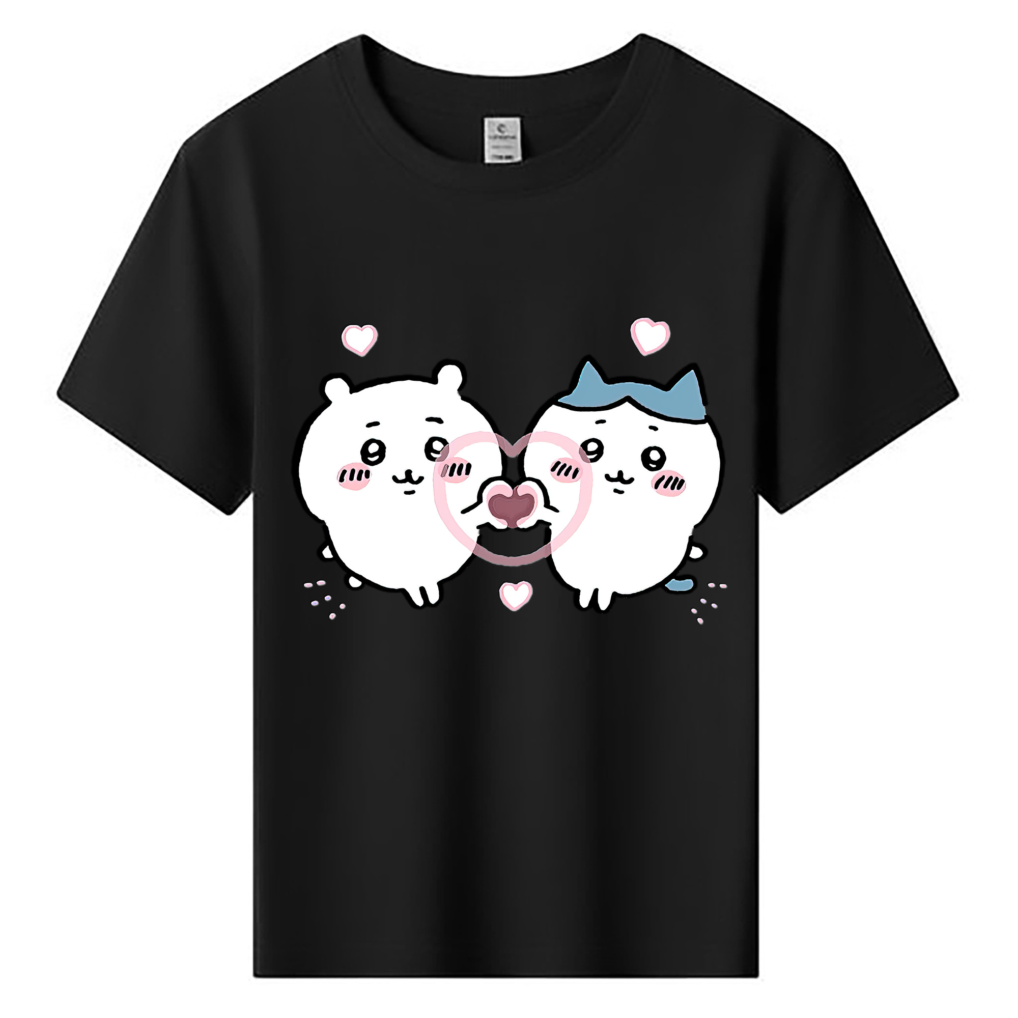 （画像用） ちいかわ ちいかわ Chii-kawa chiikawa 綿100％キッズTシャツ（フロントプリント）
