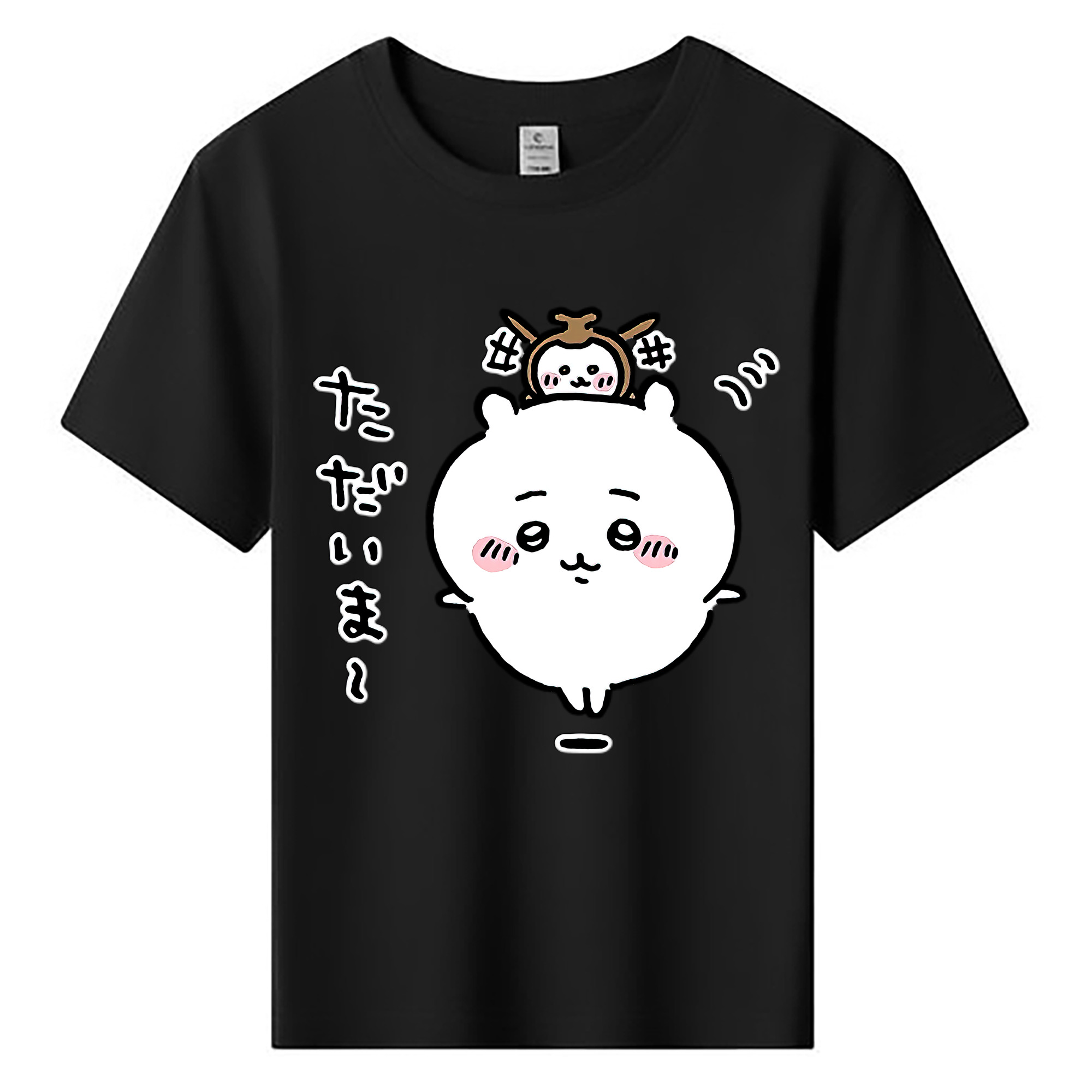 （画像用） ちいかわ ちいかわ Chii-kawa chiikawa 綿100％キッズTシャツ（フロントプリント）