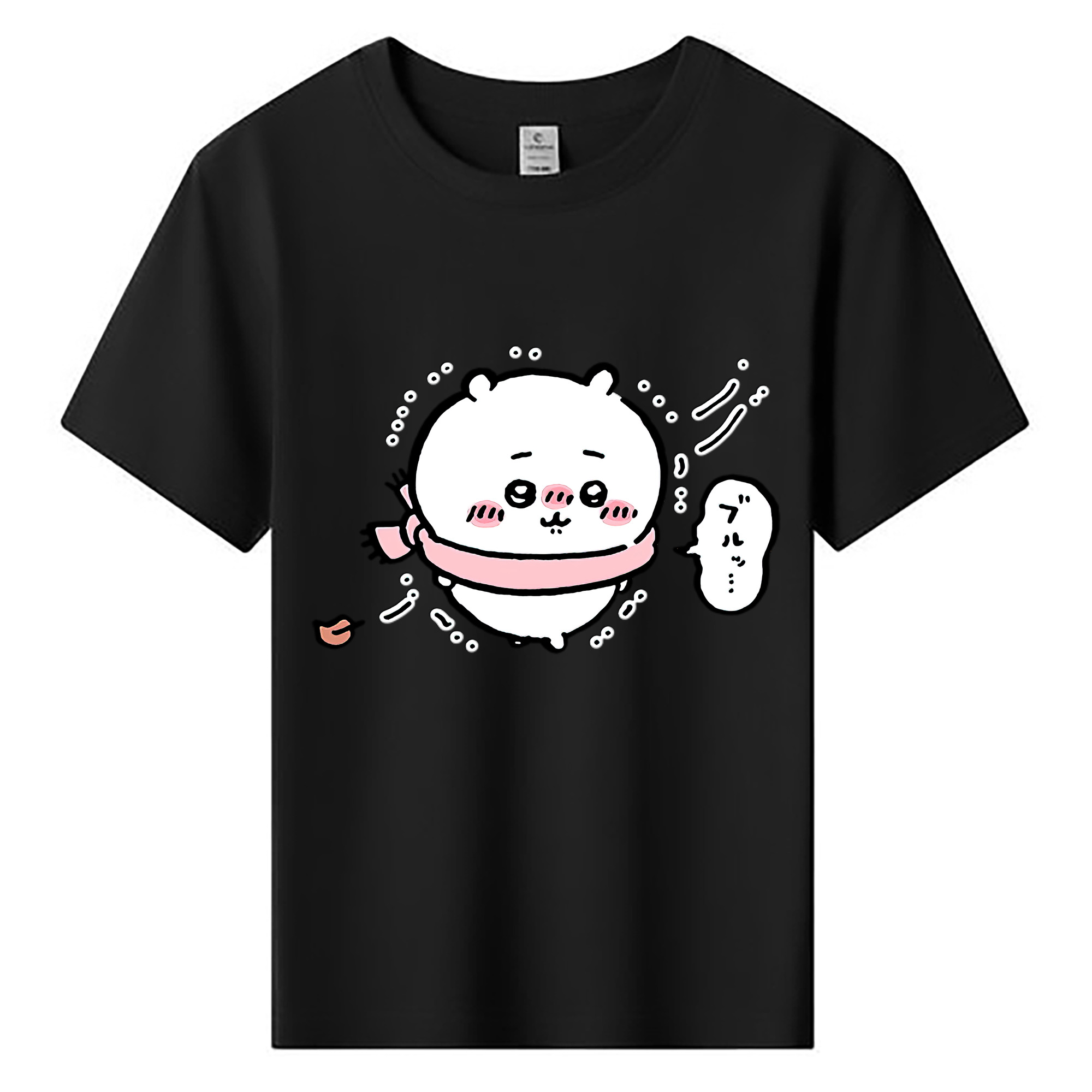 （画像用） ちいかわ ちいかわ Chii-kawa chiikawa 綿100％キッズTシャツ（フロントプリント）