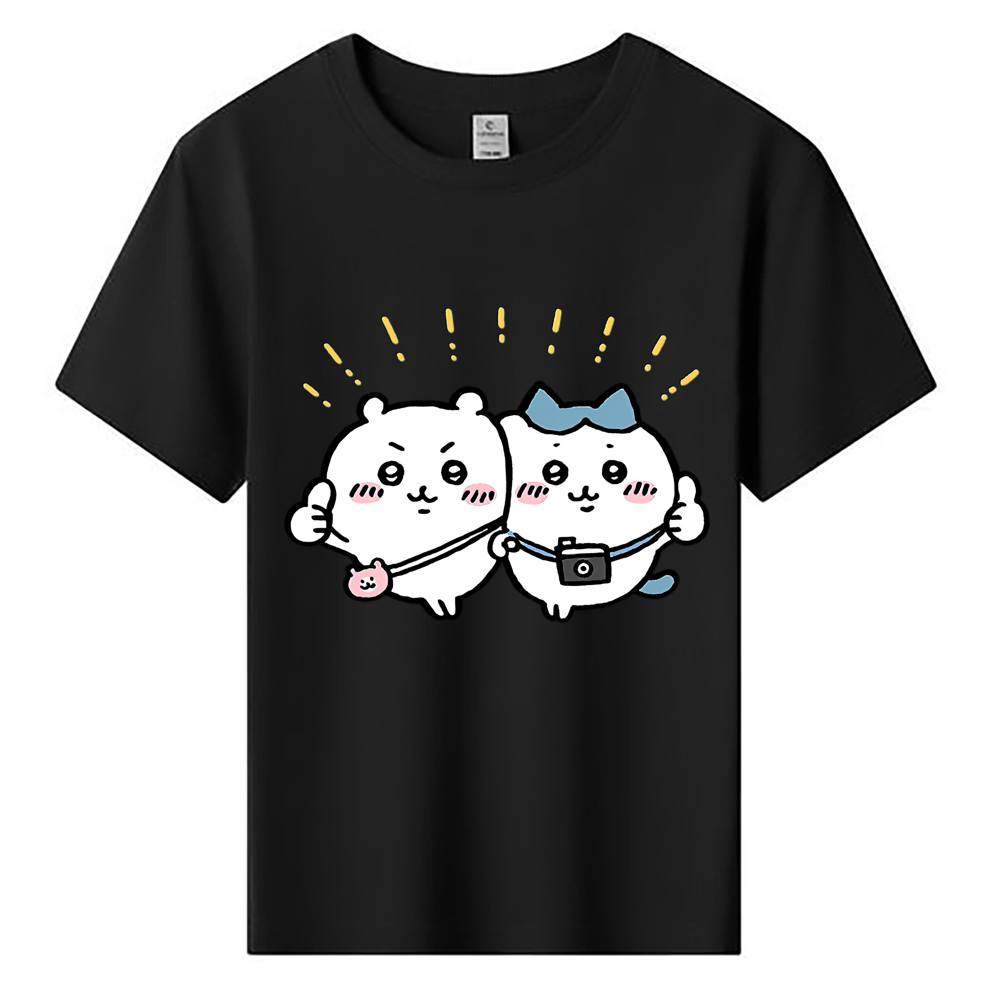 （画像用） ちいかわ ちいかわ Chii-kawa chiikawa 綿100％キッズTシャツ（フロントプリント）