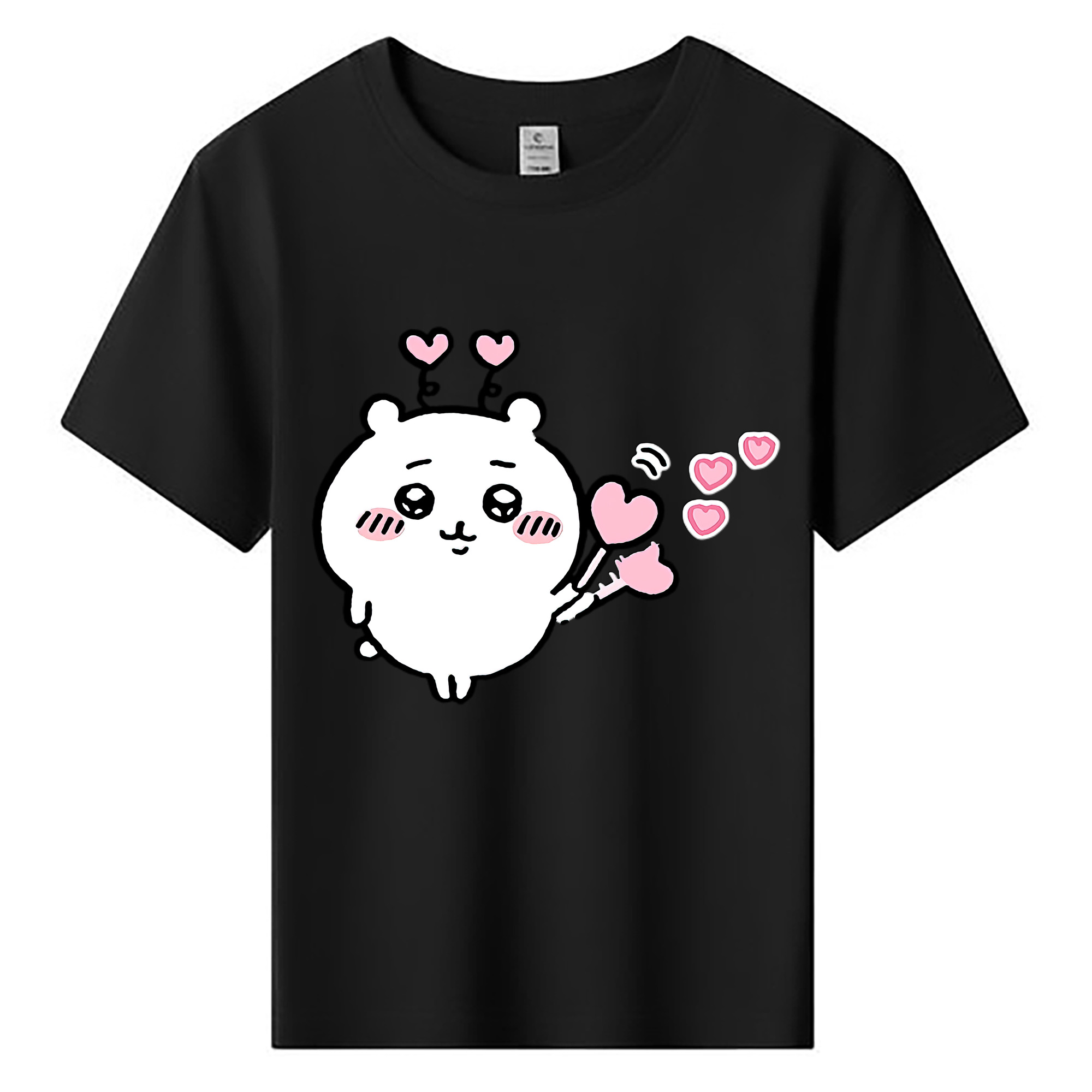 （画像用） ちいかわ ちいかわ Chii-kawa chiikawa 綿100％キッズTシャツ（フロントプリント）