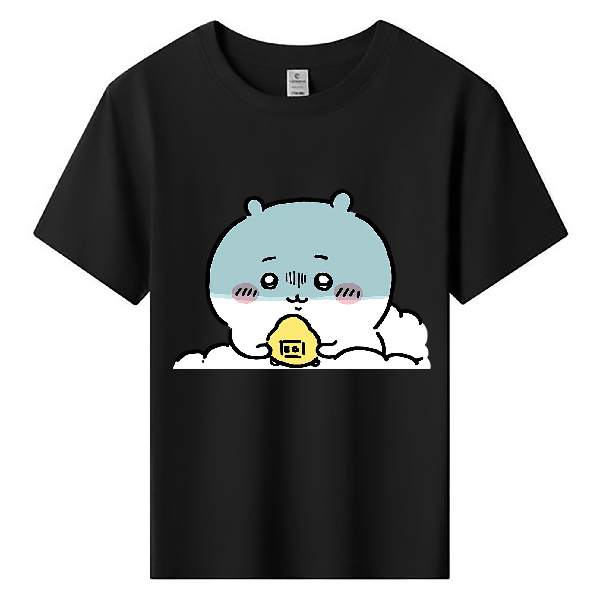 （画像用） ちいかわ ちいかわ Chii-kawa chiikawa 綿100％キッズTシャツ（フロントプリント）