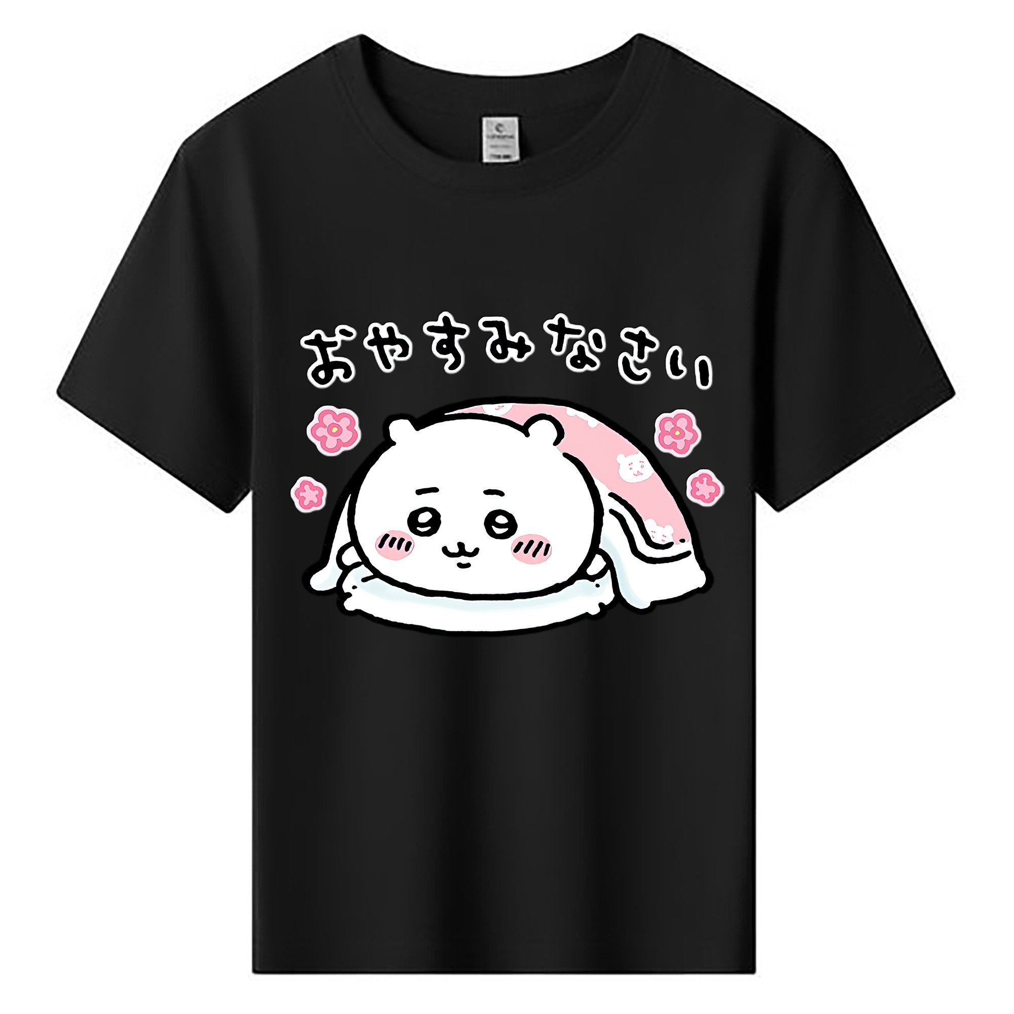 （画像用） ちいかわ ちいかわ Chii-kawa chiikawa 綿100％キッズTシャツ（フロントプリント）