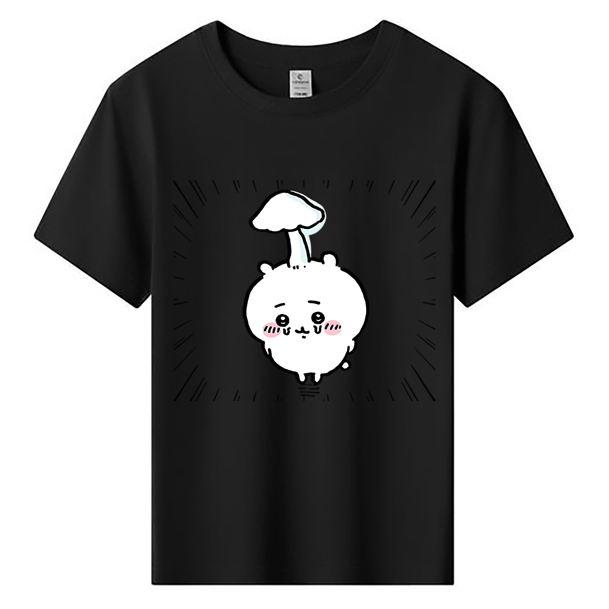 （画像用） ちいかわ ちいかわ Chii-kawa chiikawa 綿100％キッズTシャツ（フロントプリント）