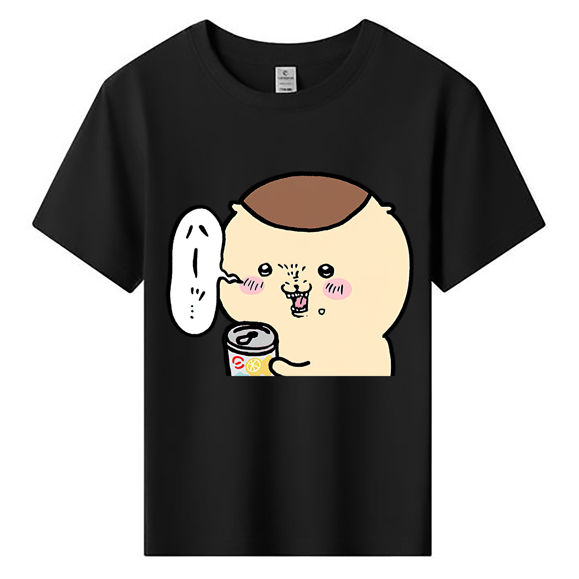 （画像用） ちいかわ くりまんじゅう Chii-kawa kuri manjū 綿100％キッズTシャツ（フロントプリント）