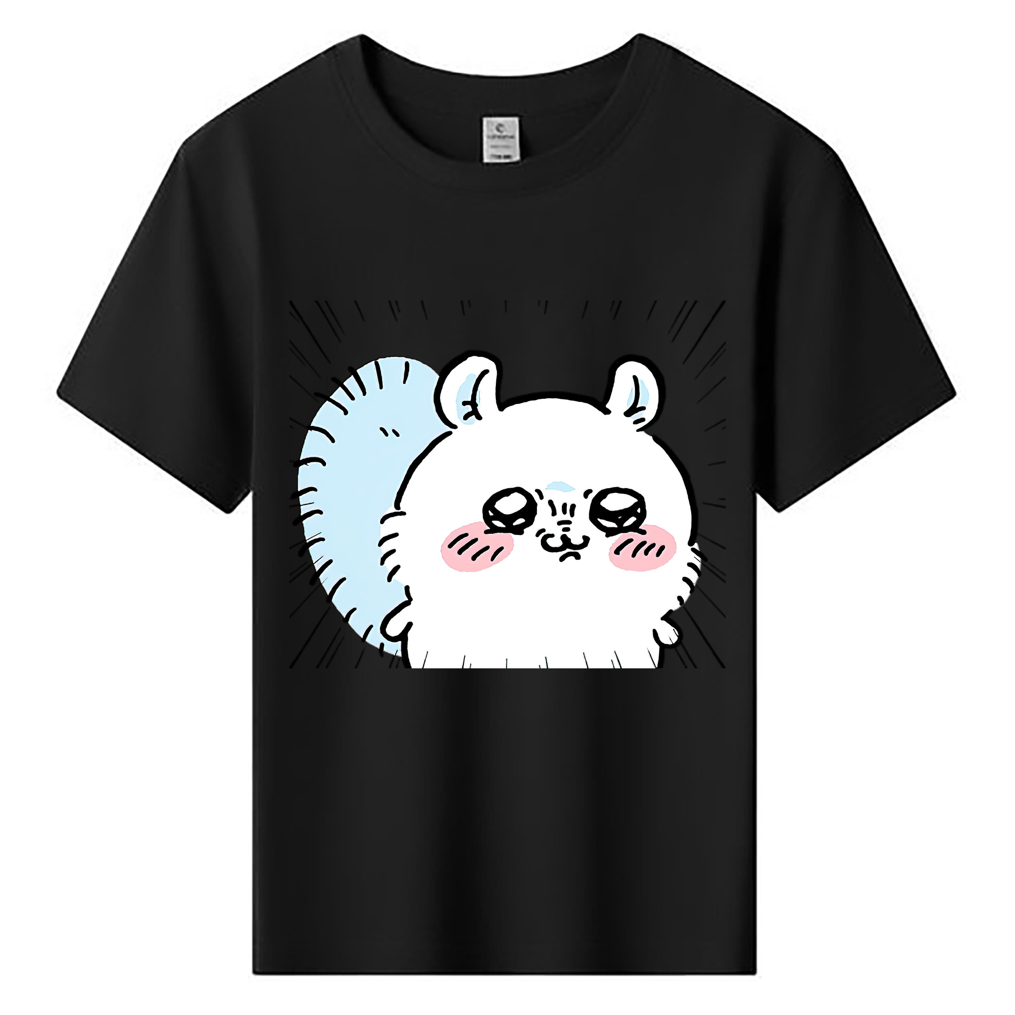 （画像用） ちいかわ モモンガ Chii-kawa Momonga 綿100％キッズTシャツ（フロントプリント）