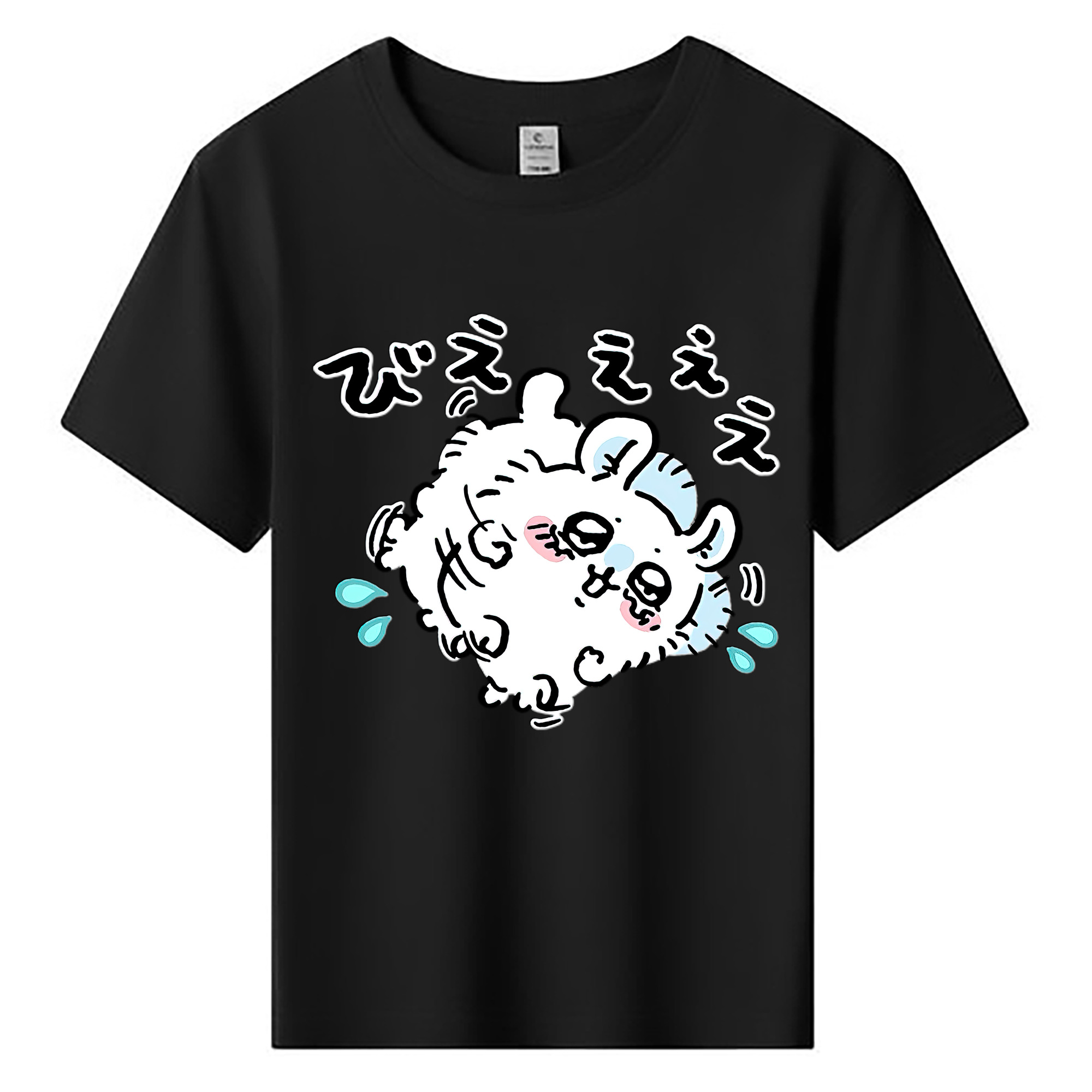 （画像用） ちいかわ モモンガ Chii-kawa Momonga 綿100％キッズTシャツ（フロントプリント）