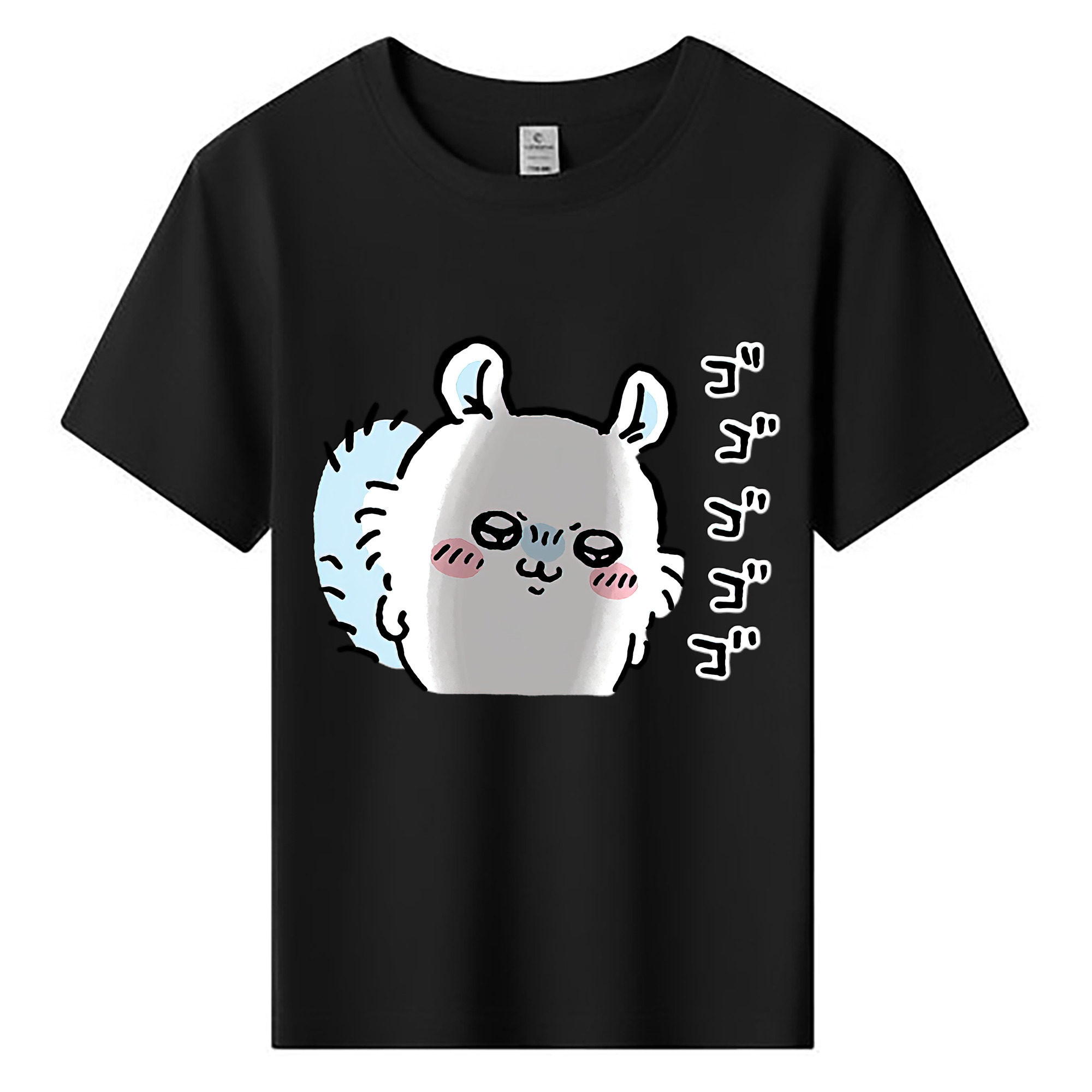 （画像用） ちいかわ モモンガ Chii-kawa Momonga 綿100％キッズTシャツ（フロントプリント）