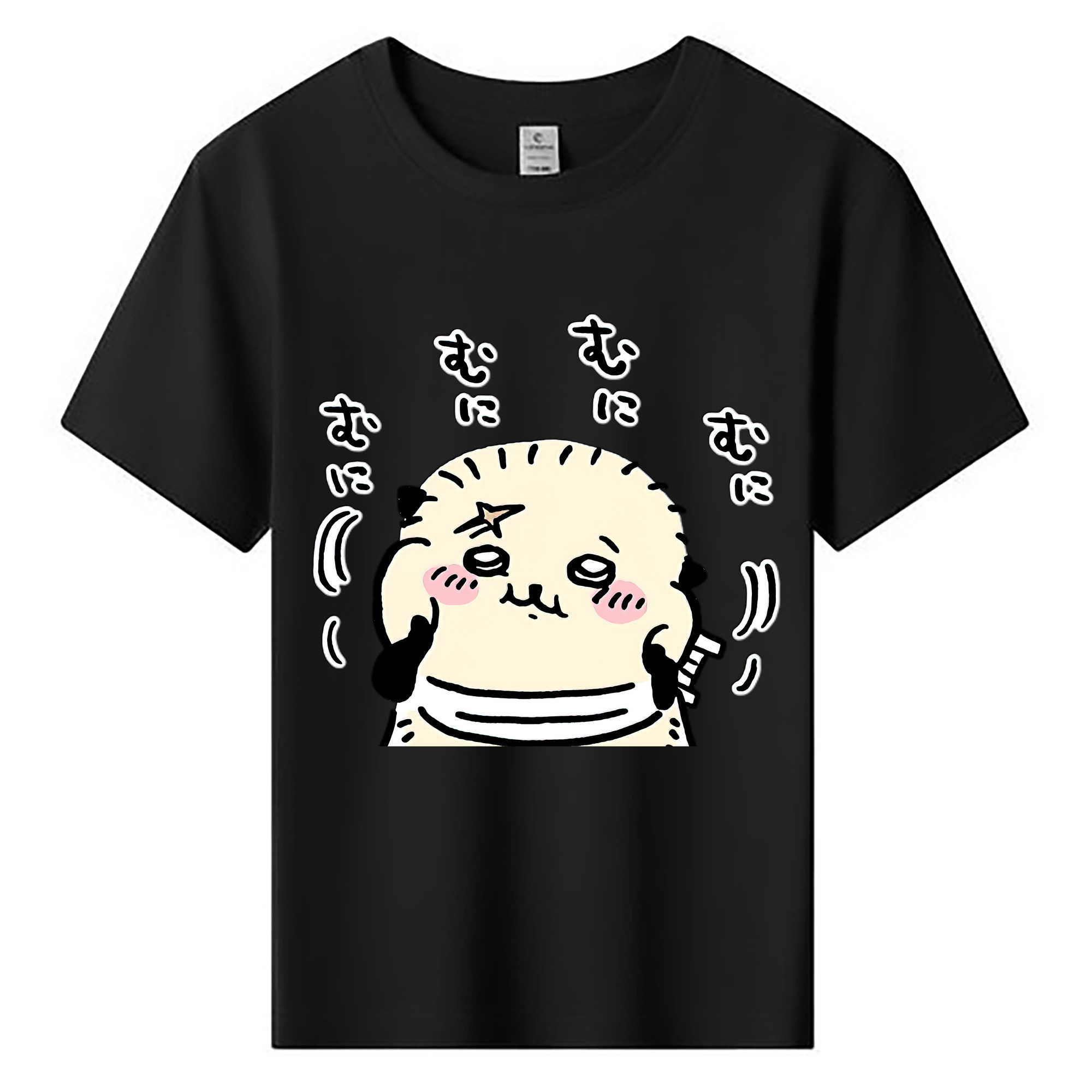 （画像用） ちいかわ ラッコ Chii-kawa Sea otter 綿100％キッズTシャツ（フロントプリント）