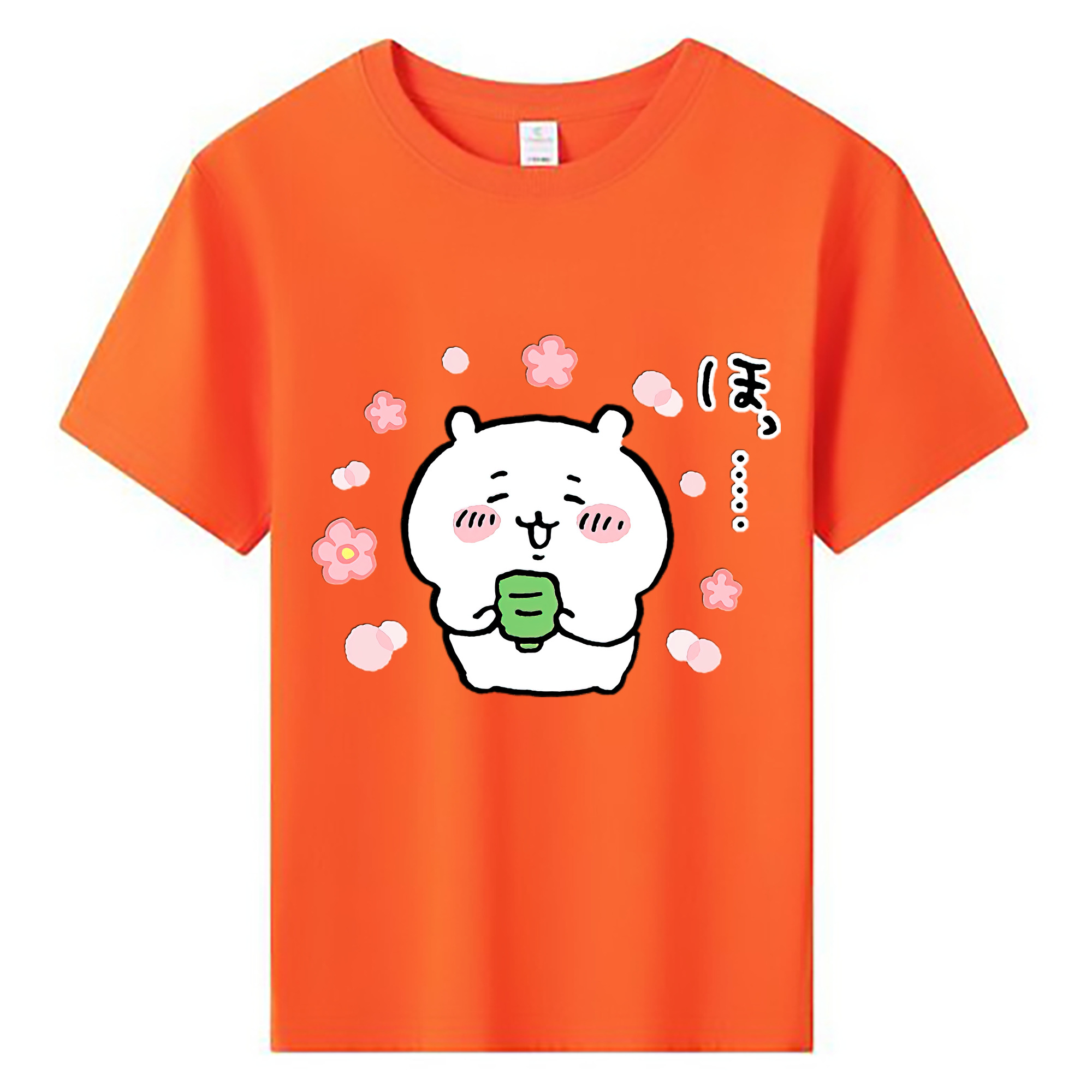 （画像用） ちいかわ ちいかわ Chii-kawa chiikawa 綿100％キッズTシャツ（フロントプリント）