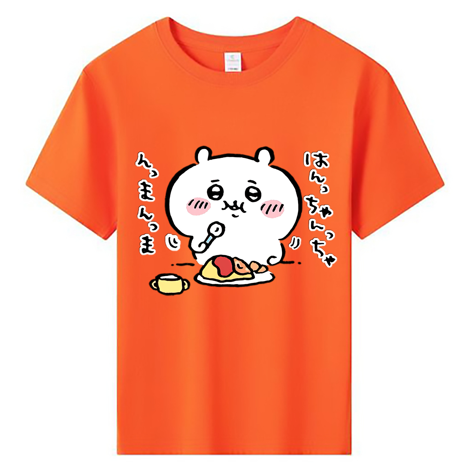 （画像用） ちいかわ ちいかわ Chii-kawa chiikawa 綿100％キッズTシャツ（フロントプリント）