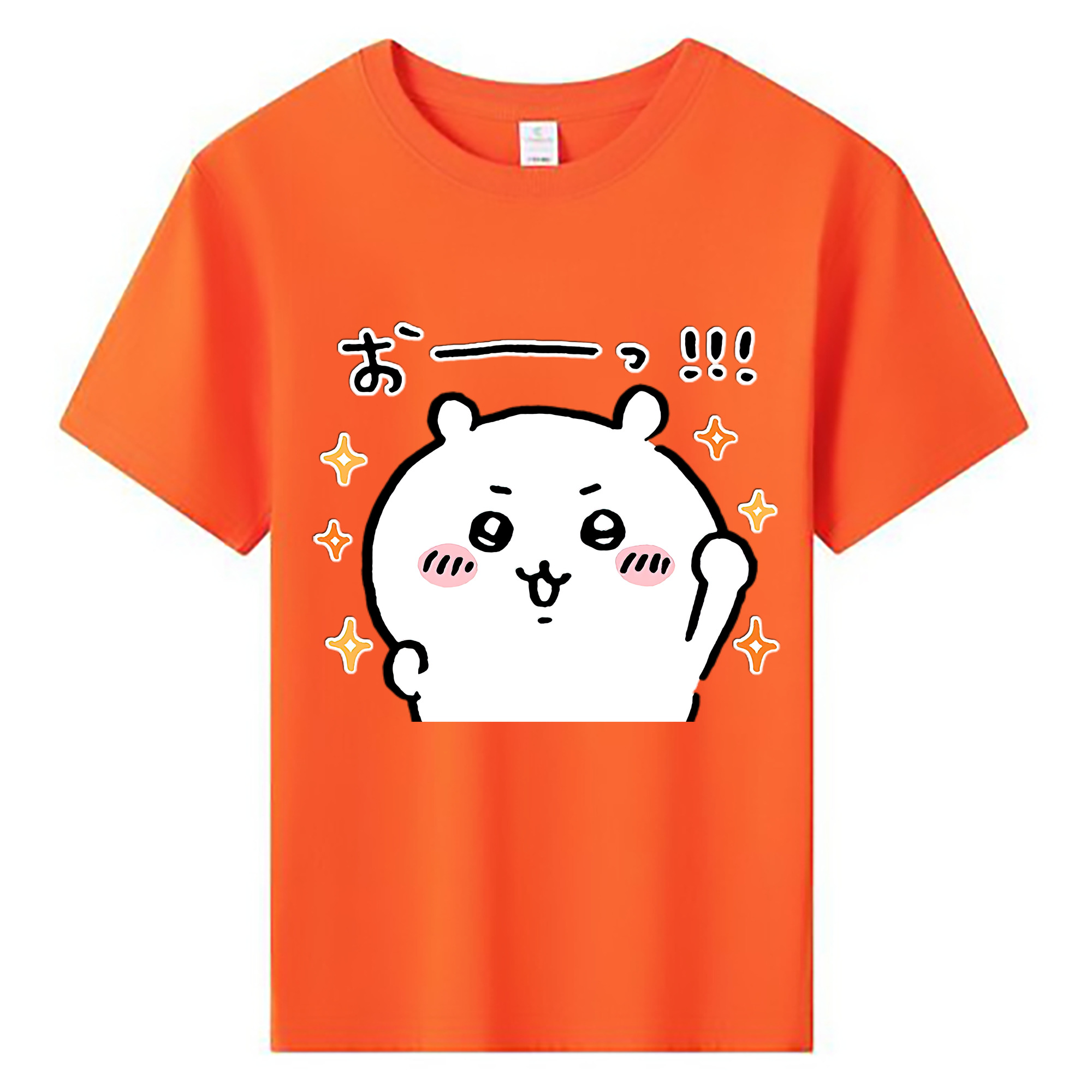 （画像用） ちいかわ ちいかわ Chii-kawa chiikawa 綿100％キッズTシャツ（フロントプリント）