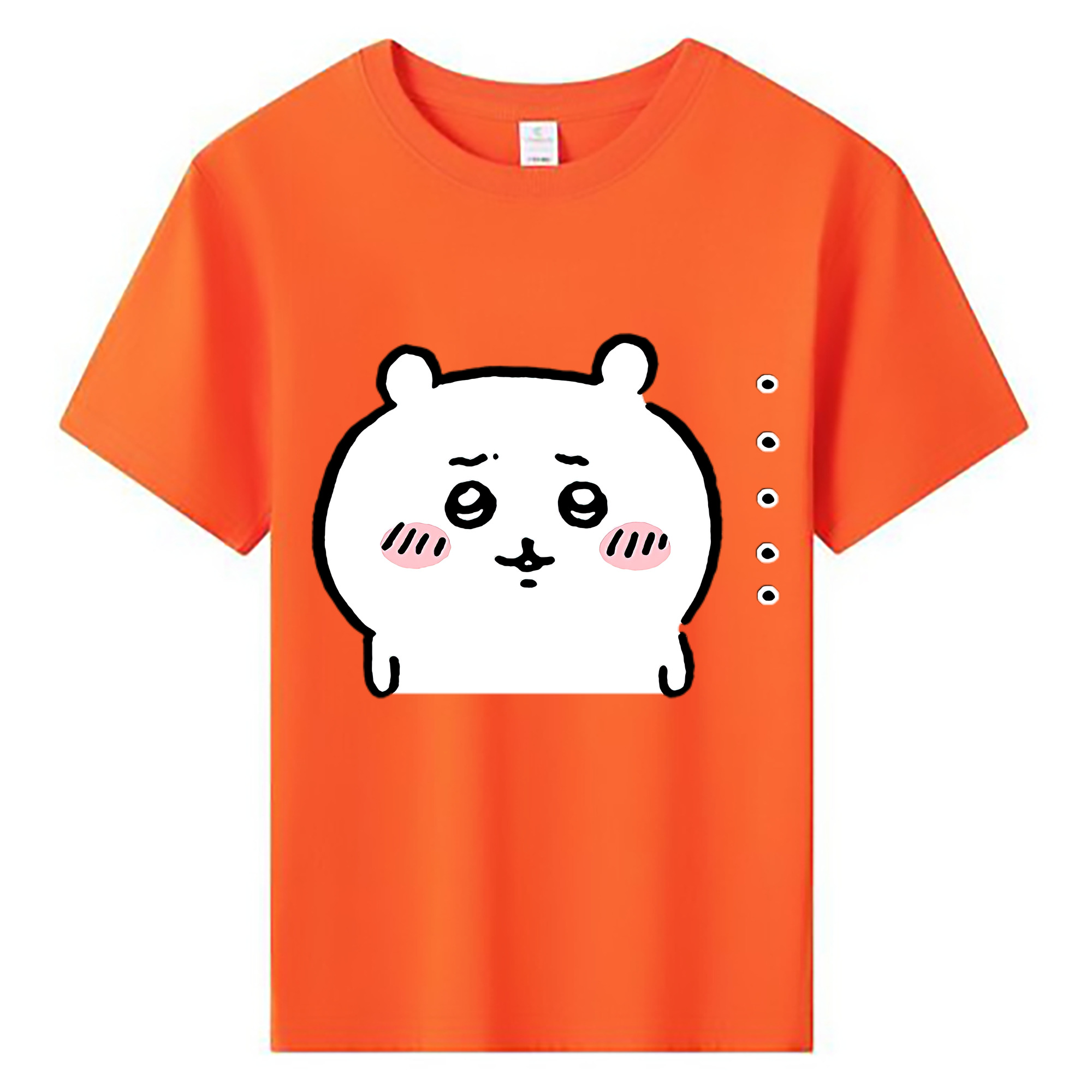 （画像用） ちいかわ ちいかわ Chii-kawa chiikawa 綿100％キッズTシャツ（フロントプリント）