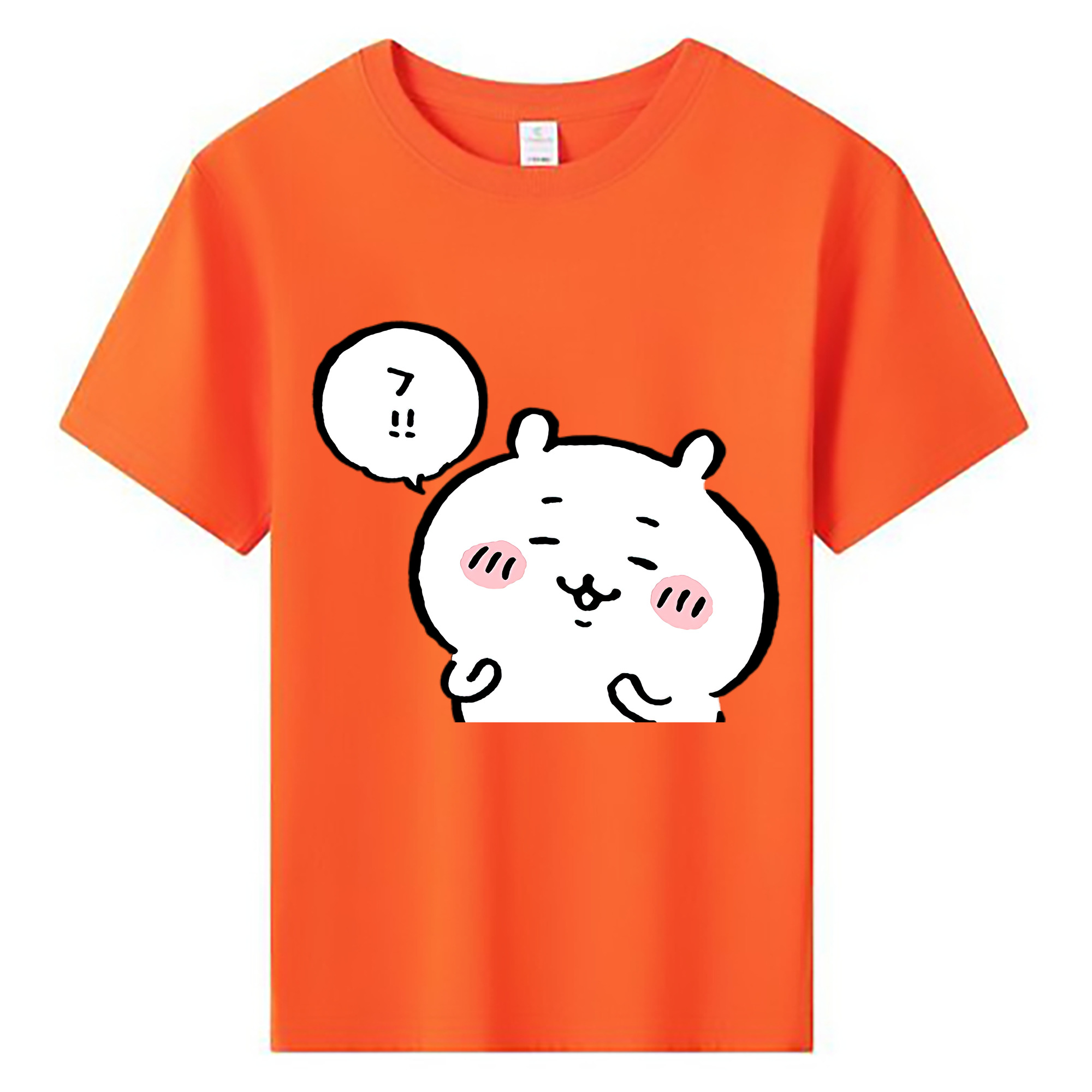 （画像用） ちいかわ ちいかわ Chii-kawa chiikawa 綿100％キッズTシャツ（フロントプリント）