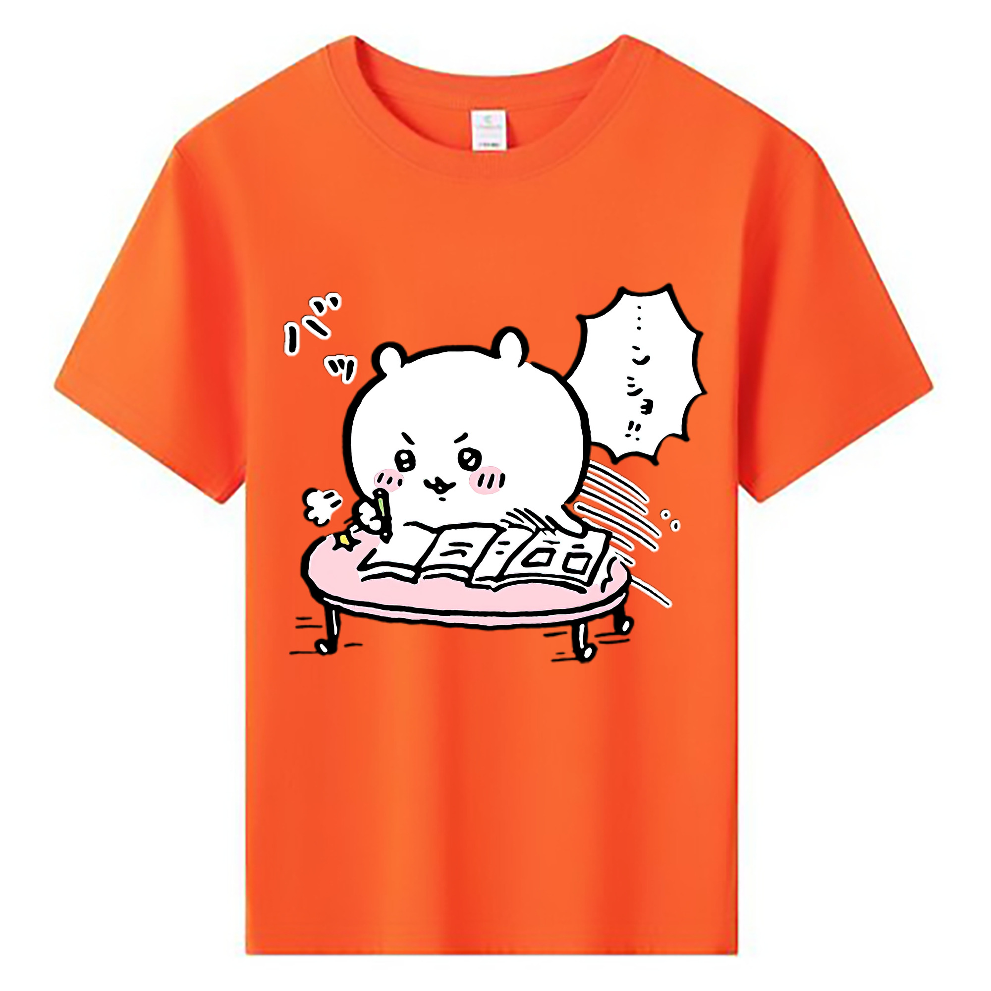 （画像用） ちいかわ ちいかわ Chii-kawa chiikawa 綿100％キッズTシャツ（フロントプリント）
