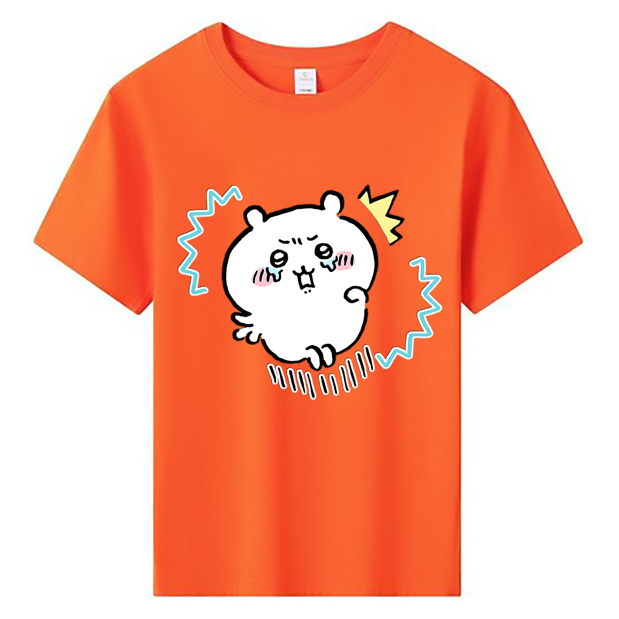 （画像用） ちいかわ ちいかわ Chii-kawa chiikawa 綿100％キッズTシャツ（フロントプリント）