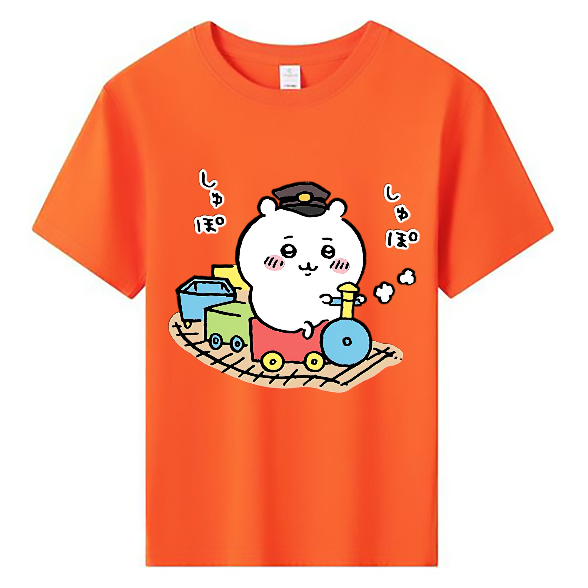（画像用） ちいかわ ちいかわ Chii-kawa chiikawa 綿100％キッズTシャツ（フロントプリント）