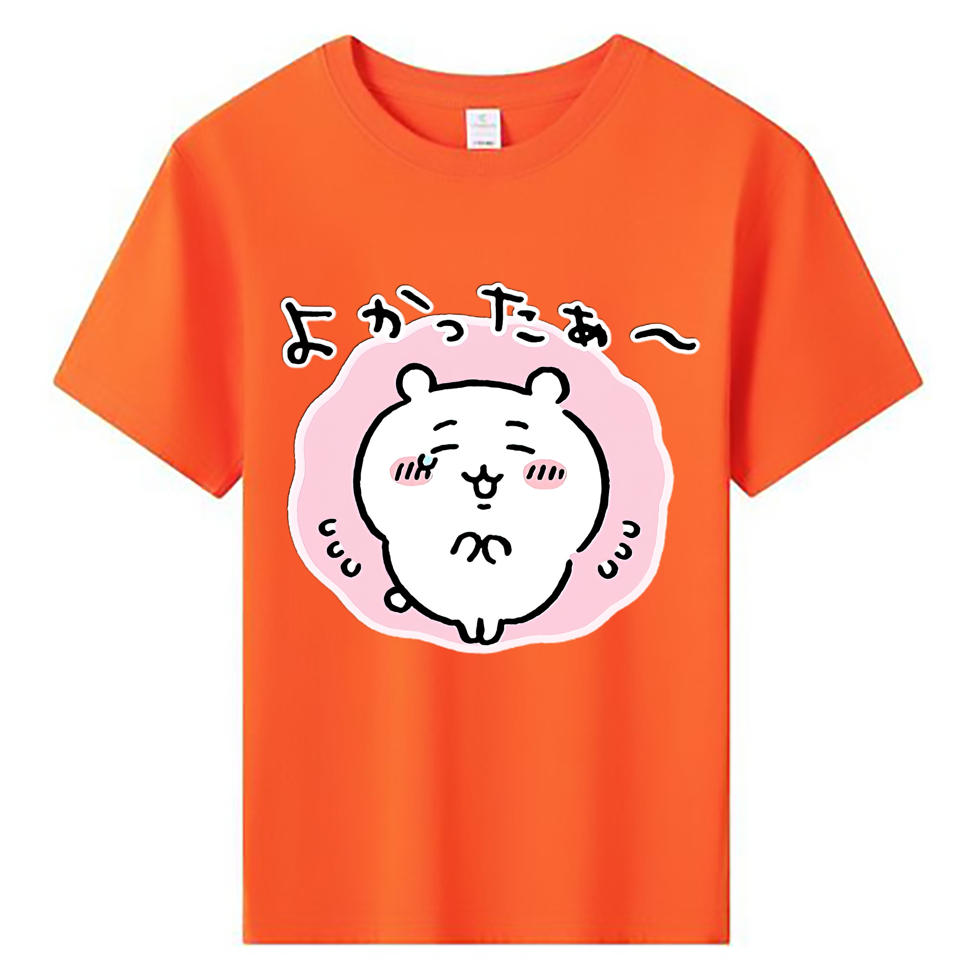 （画像用） ちいかわ ちいかわ Chii-kawa chiikawa 綿100％キッズTシャツ（フロントプリント）
