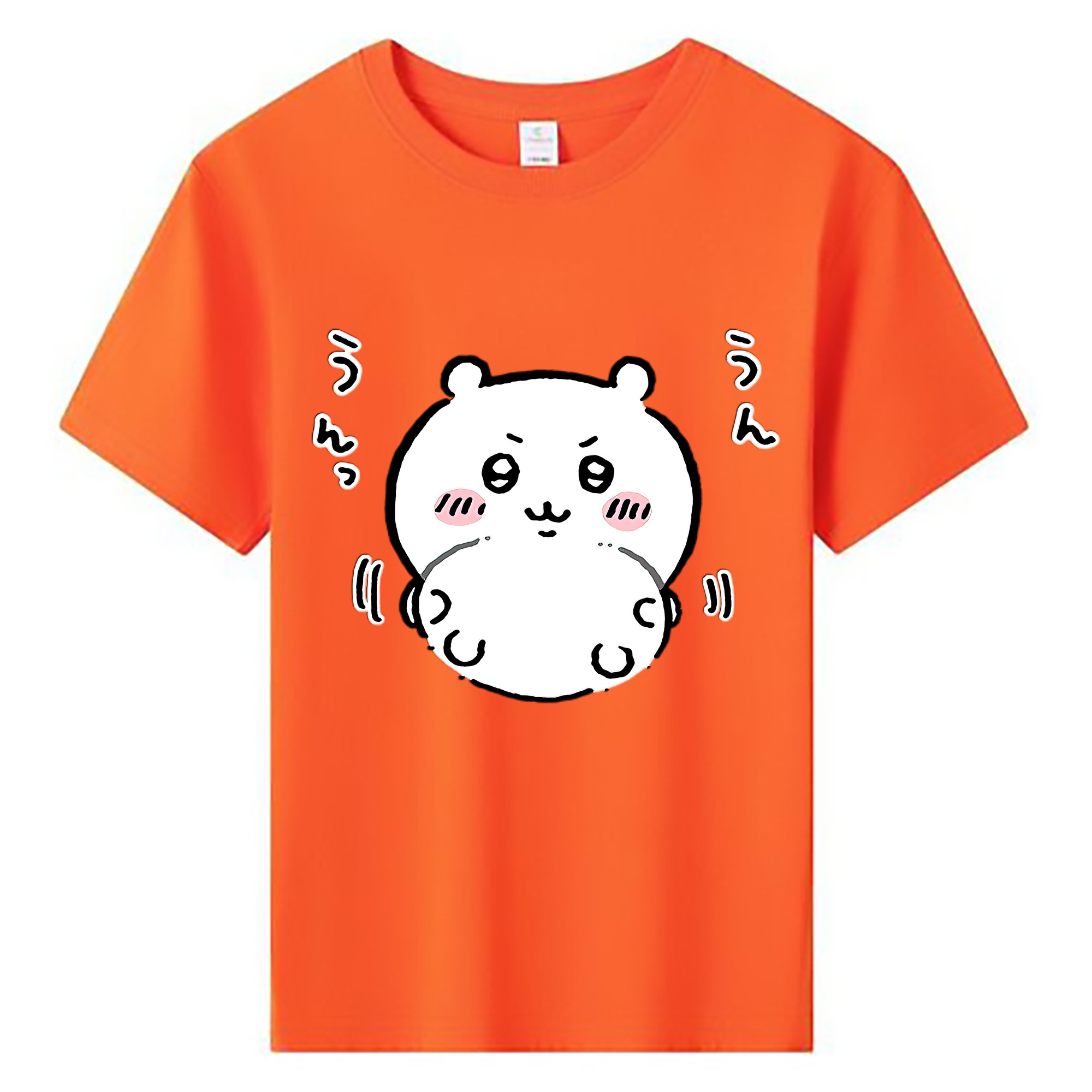 （画像用） ちいかわ ちいかわ Chii-kawa chiikawa 綿100％キッズTシャツ（フロントプリント）