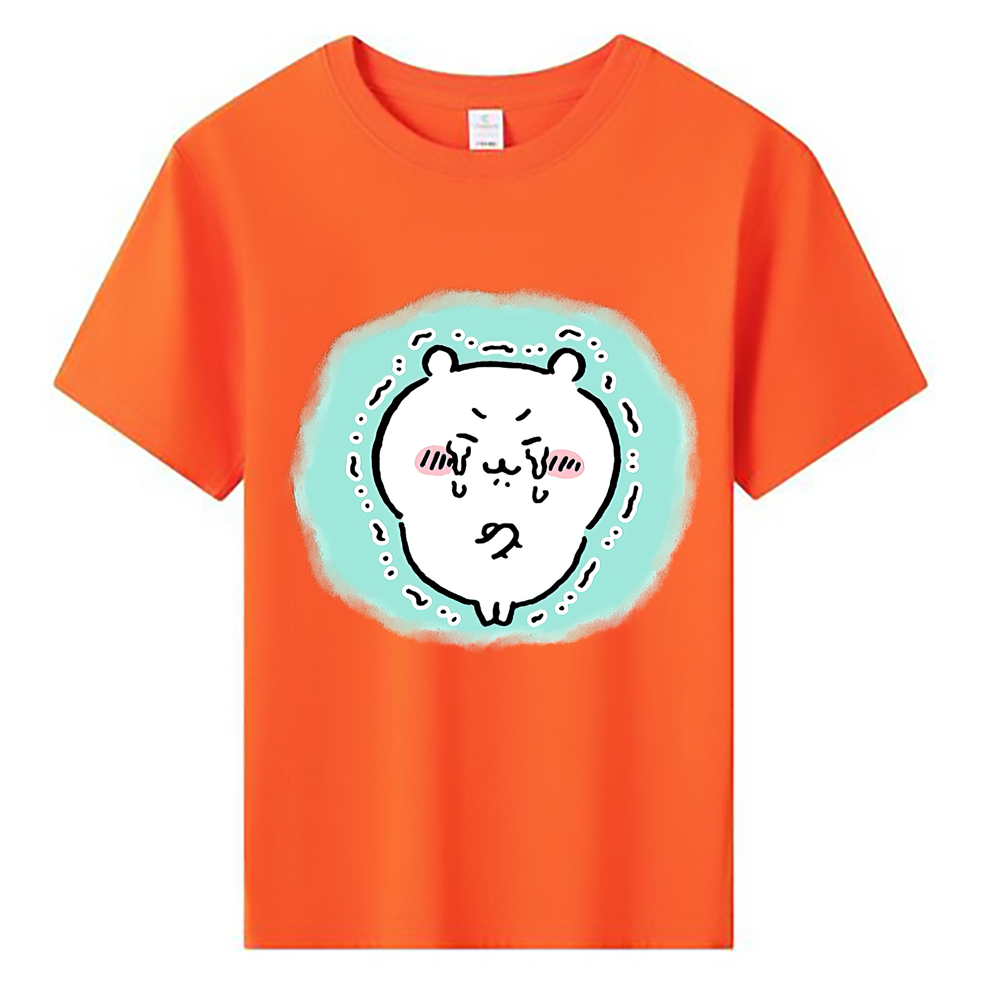 （画像用） ちいかわ ちいかわ Chii-kawa chiikawa 綿100％キッズTシャツ（フロントプリント）