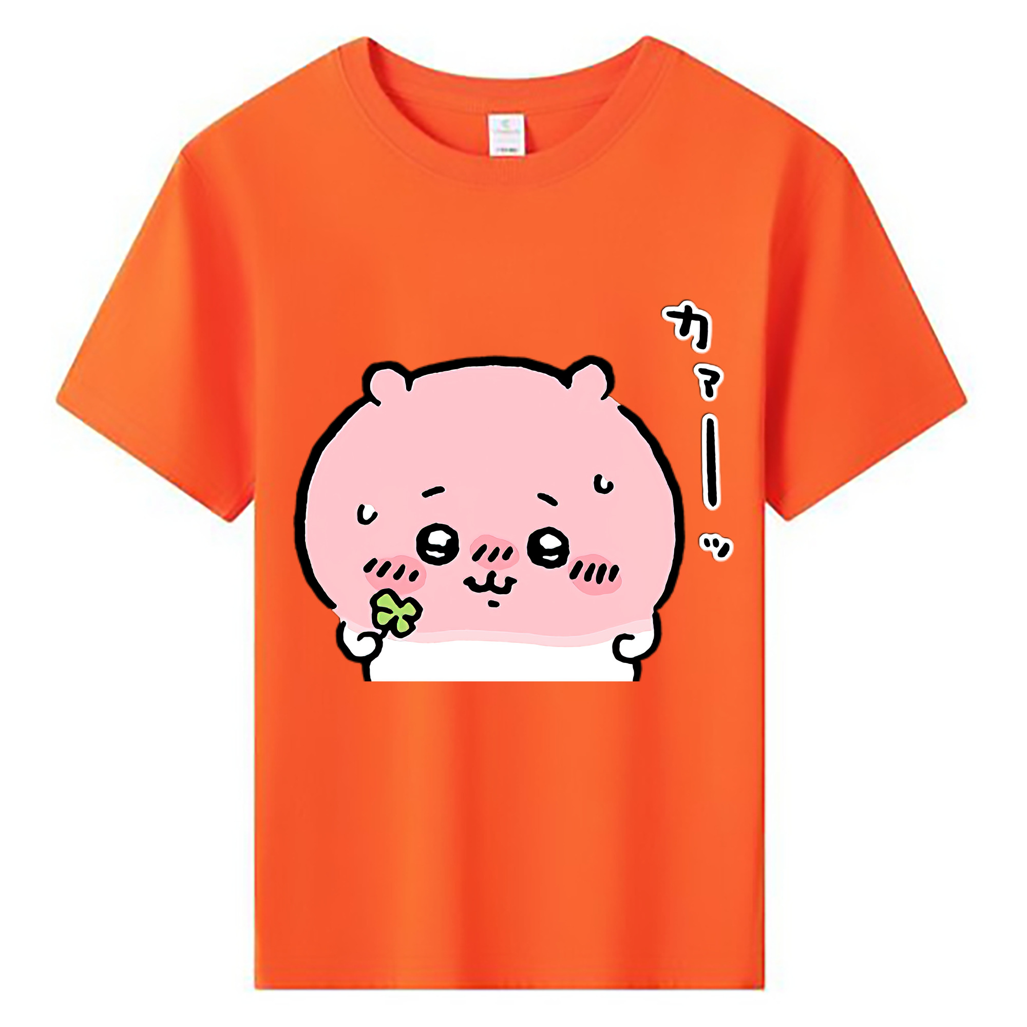 （画像用） ちいかわ ちいかわ Chii-kawa chiikawa 綿100％キッズTシャツ（フロントプリント）