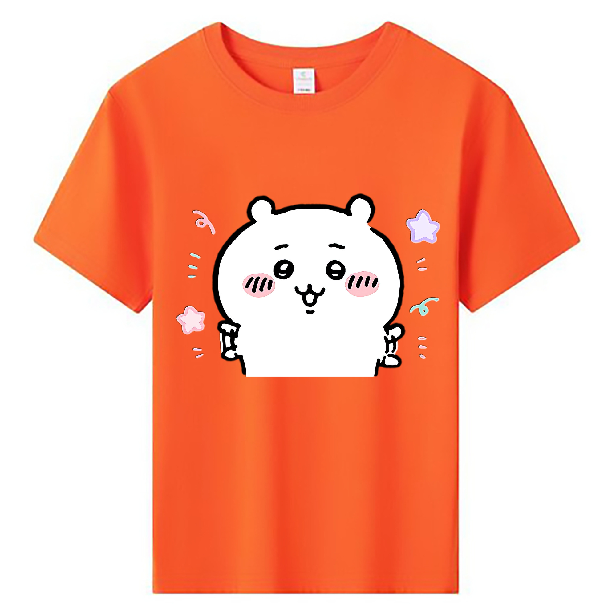 （画像用） ちいかわ ちいかわ Chii-kawa chiikawa 綿100％キッズTシャツ（フロントプリント）