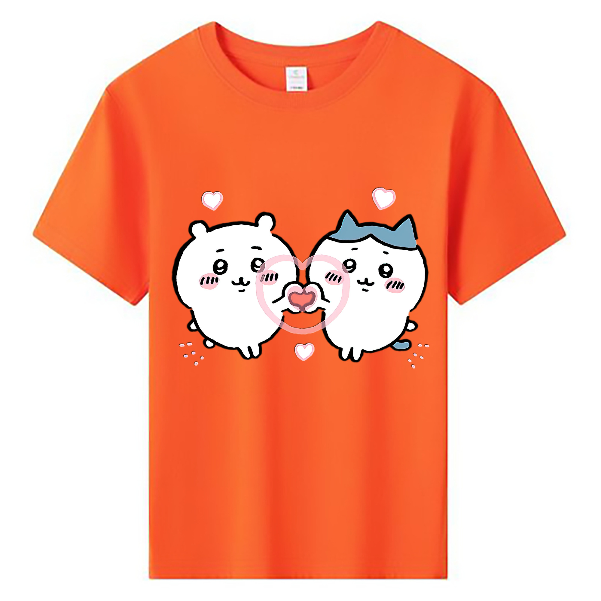 （画像用） ちいかわ ちいかわ Chii-kawa chiikawa 綿100％キッズTシャツ（フロントプリント）