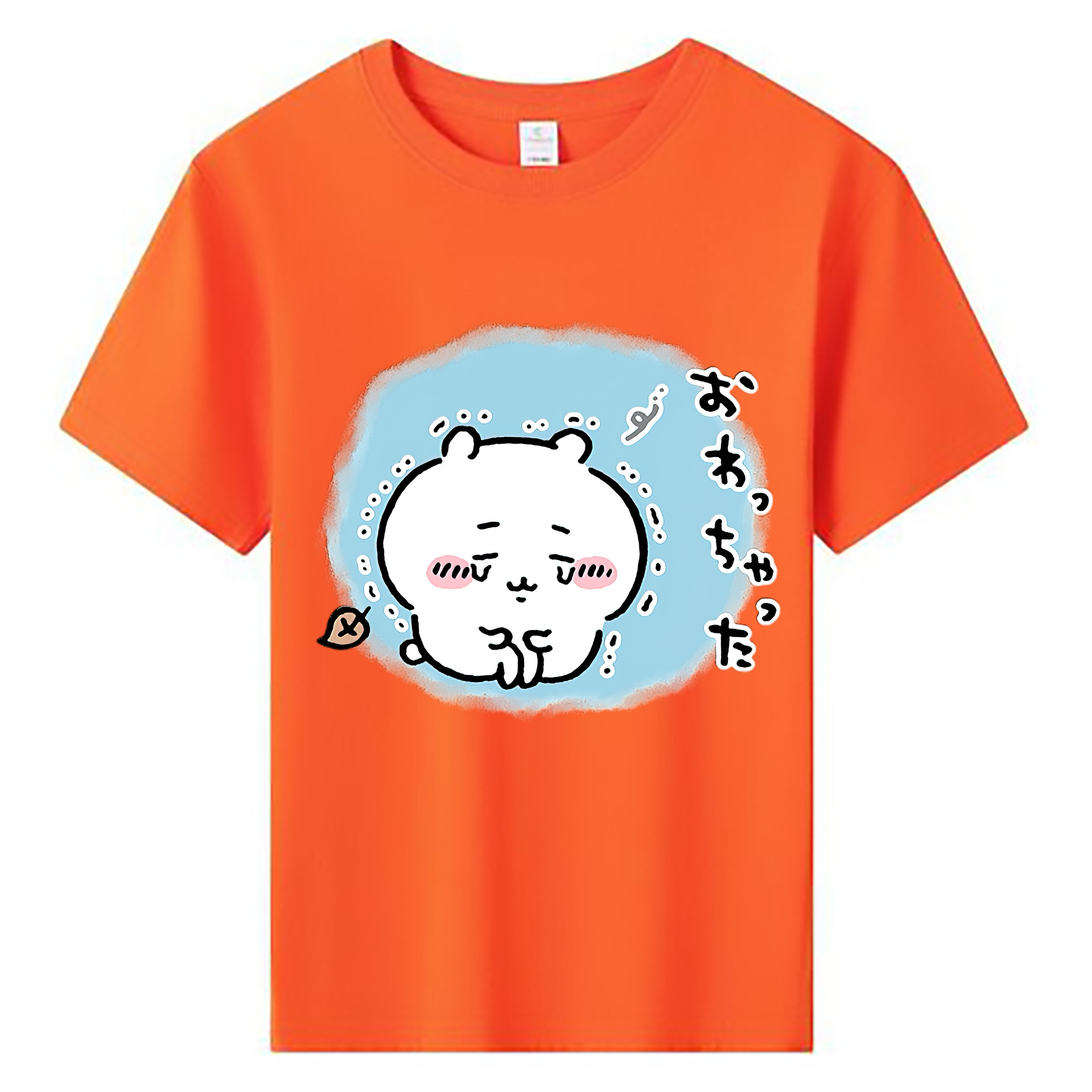 （画像用） ちいかわ ちいかわ Chii-kawa chiikawa 綿100％キッズTシャツ（フロントプリント）