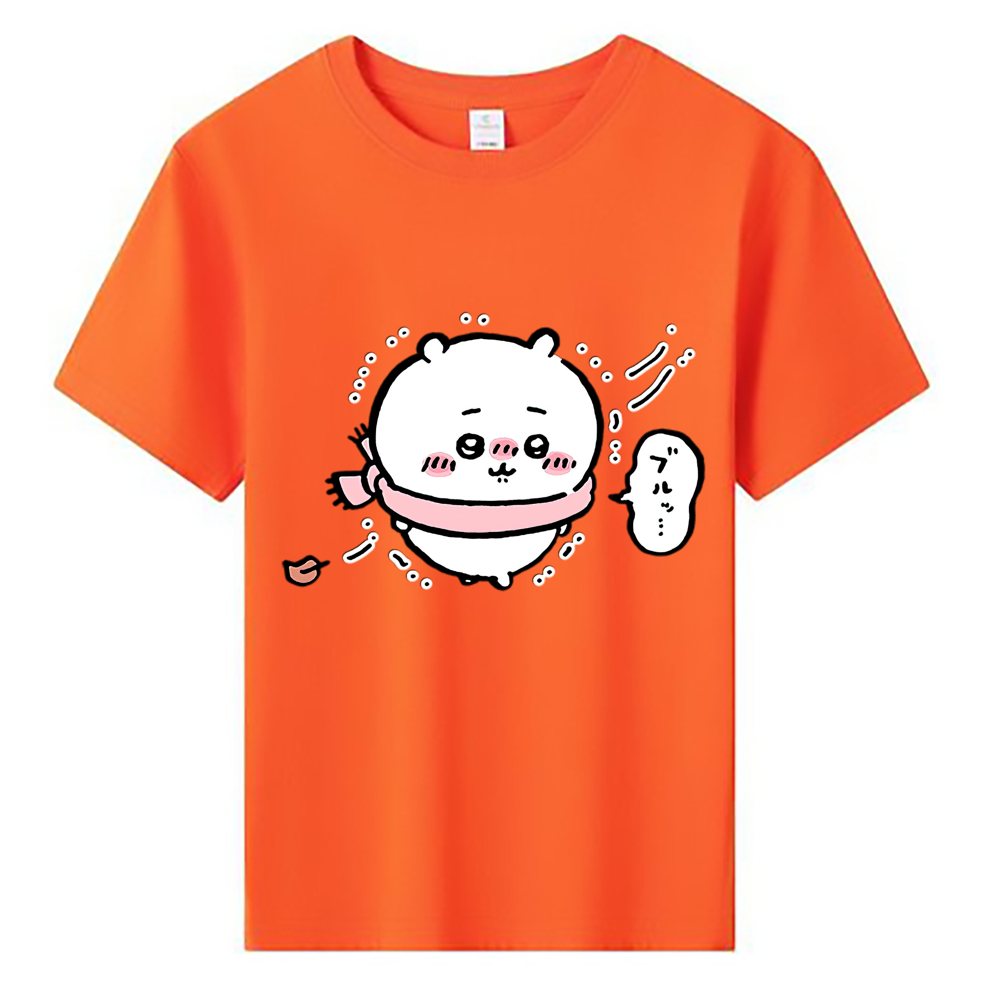 （画像用） ちいかわ ちいかわ Chii-kawa chiikawa 綿100％キッズTシャツ（フロントプリント）