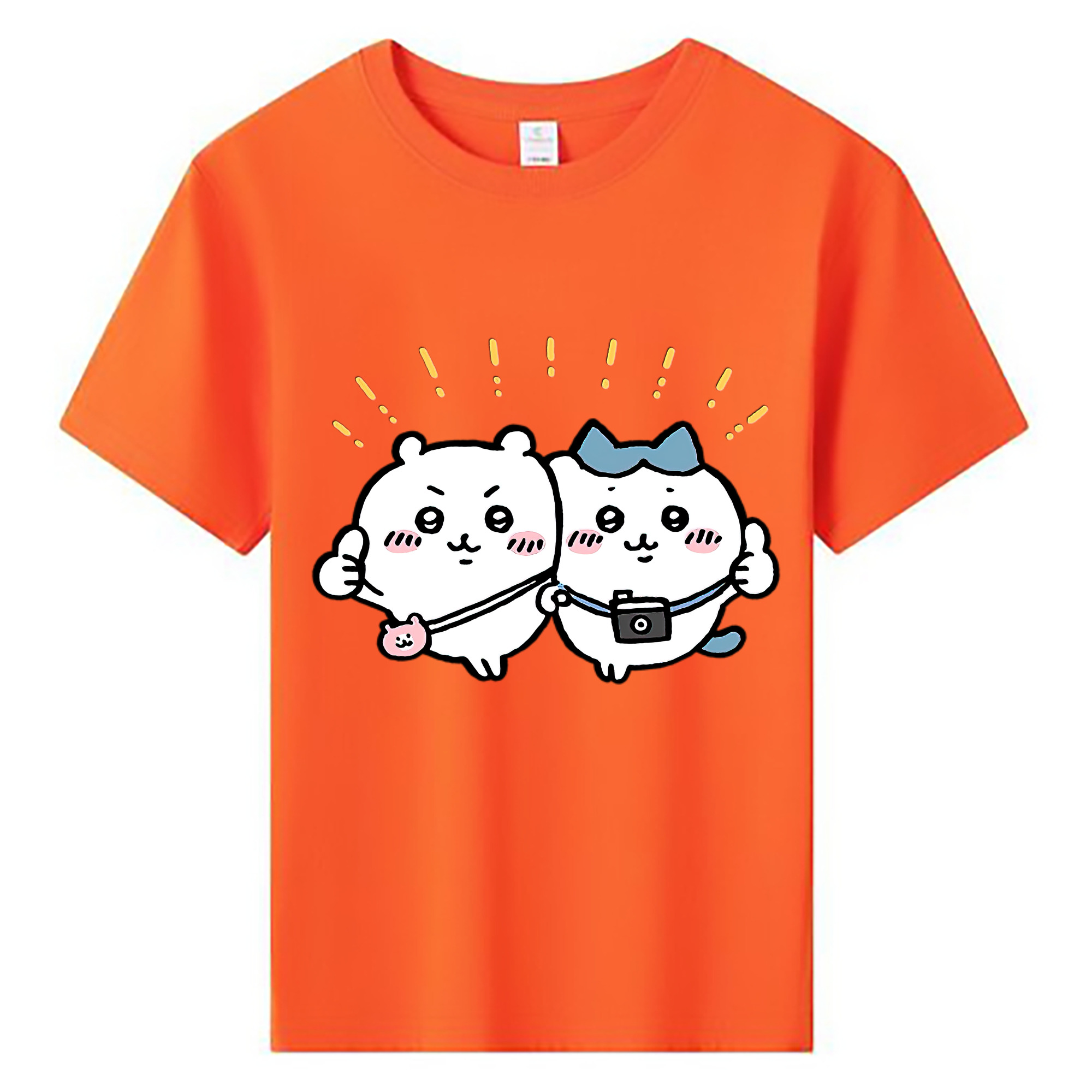 （画像用） ちいかわ ちいかわ Chii-kawa chiikawa 綿100％キッズTシャツ（フロントプリント）