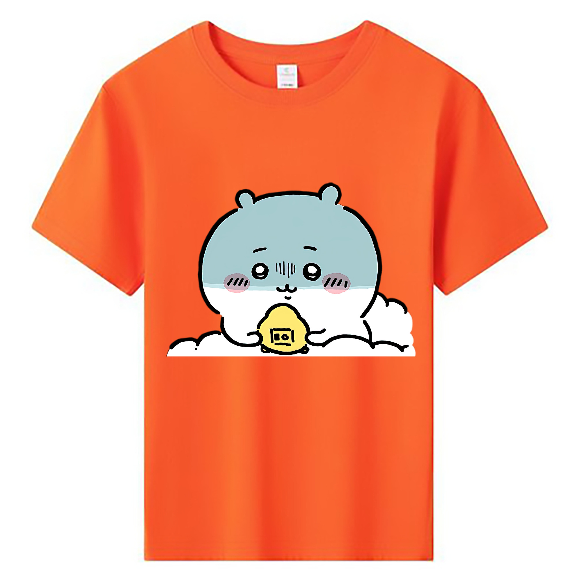（画像用） ちいかわ ちいかわ Chii-kawa chiikawa 綿100％キッズTシャツ（フロントプリント）